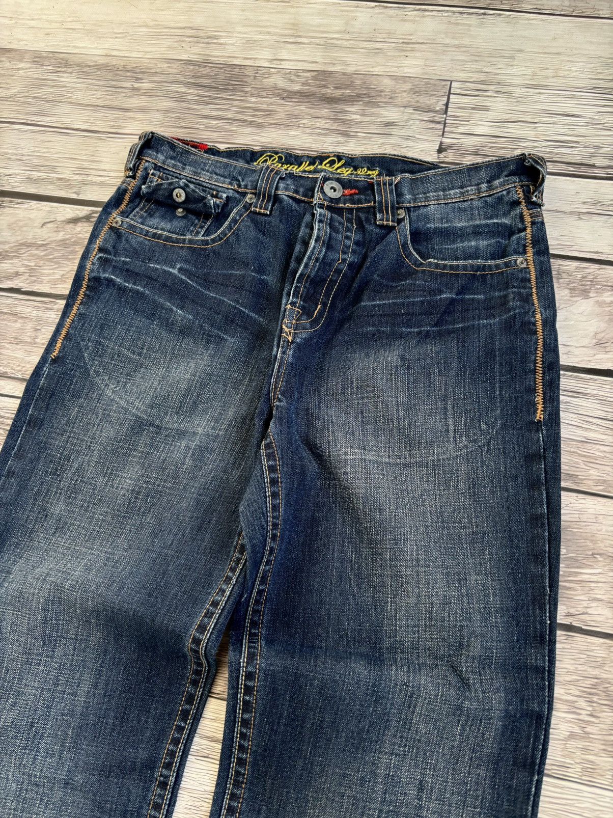 JNCO × Japanese Brand Vintage Baggy Rap sk8 Jnco Style Washed Jeans y2k Size US 32 / EU 48 - 2 Thumbnail