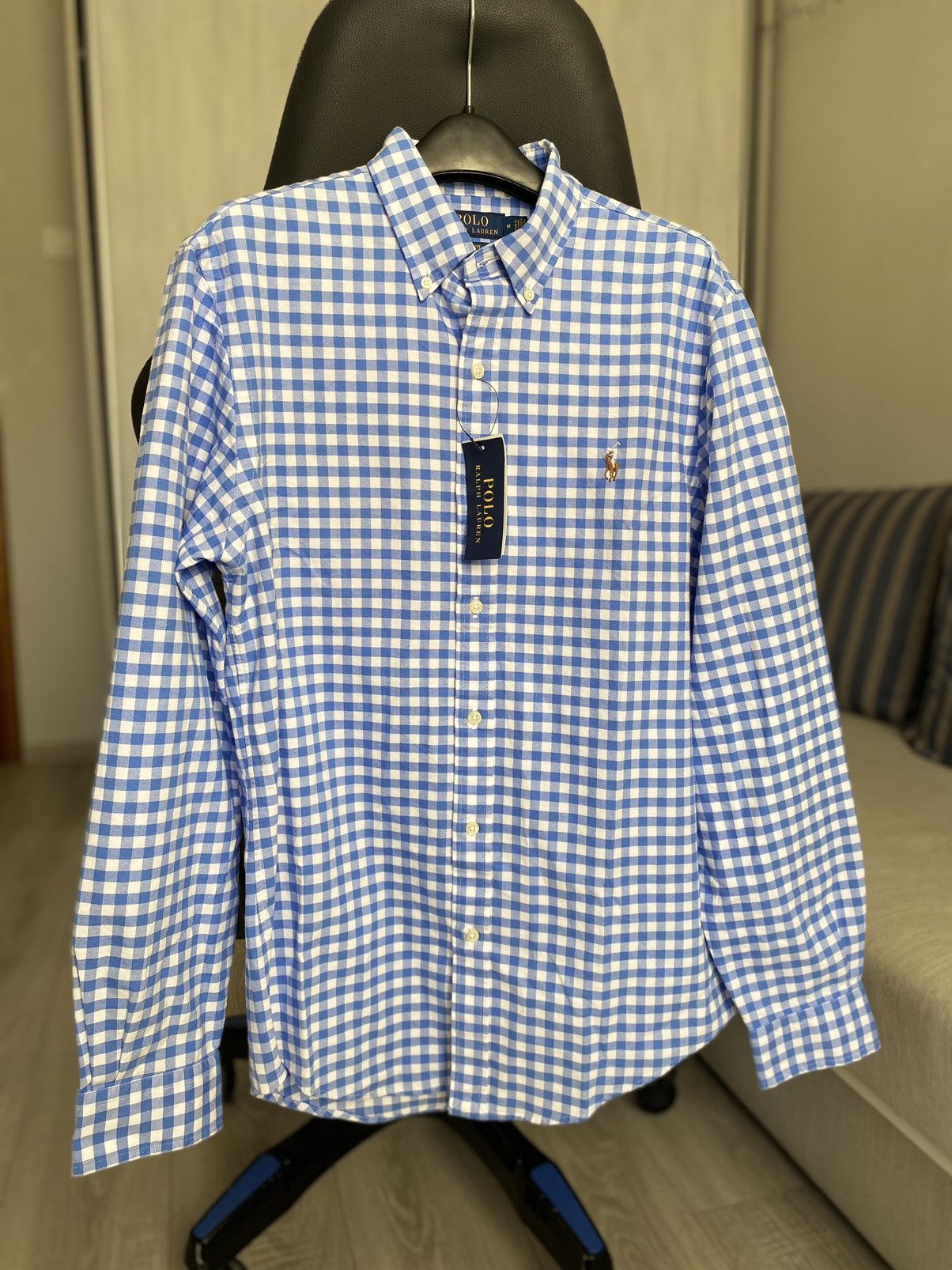 Polo Ralph Lauren × Ralph Lauren Polo Ralph Lauren new shirt button up checkered small logo M Size US M / EU 48-50 / 2 - 2 Thumbnail
