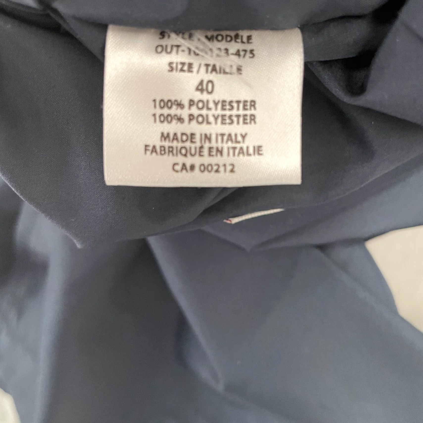 Vintage Samuelsohn Jacket Adult 40 Blue Gray Reversible Trench Coat Made In Italy Mens Size US XXS / EU 40 - 6 Thumbnail