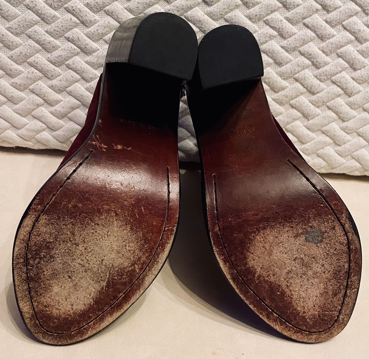 Rag & Bone Rag & Bone 🇮🇹 Suede Peep Toe Ankle Strap Heel Wyatt Sandals 7 Size US 7 / IT 37 - 16 Thumbnail