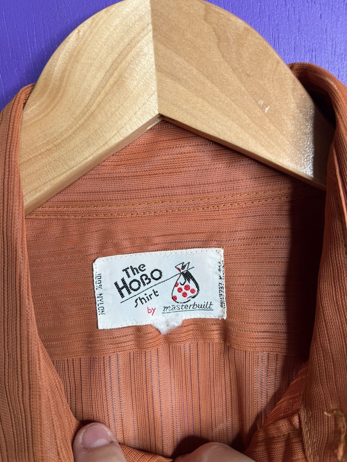 Hobo × Vintage Vintage 70s The Hobo shirt quarter button up shirt Size US M / EU 48-50 / 2 - 4 Thumbnail
