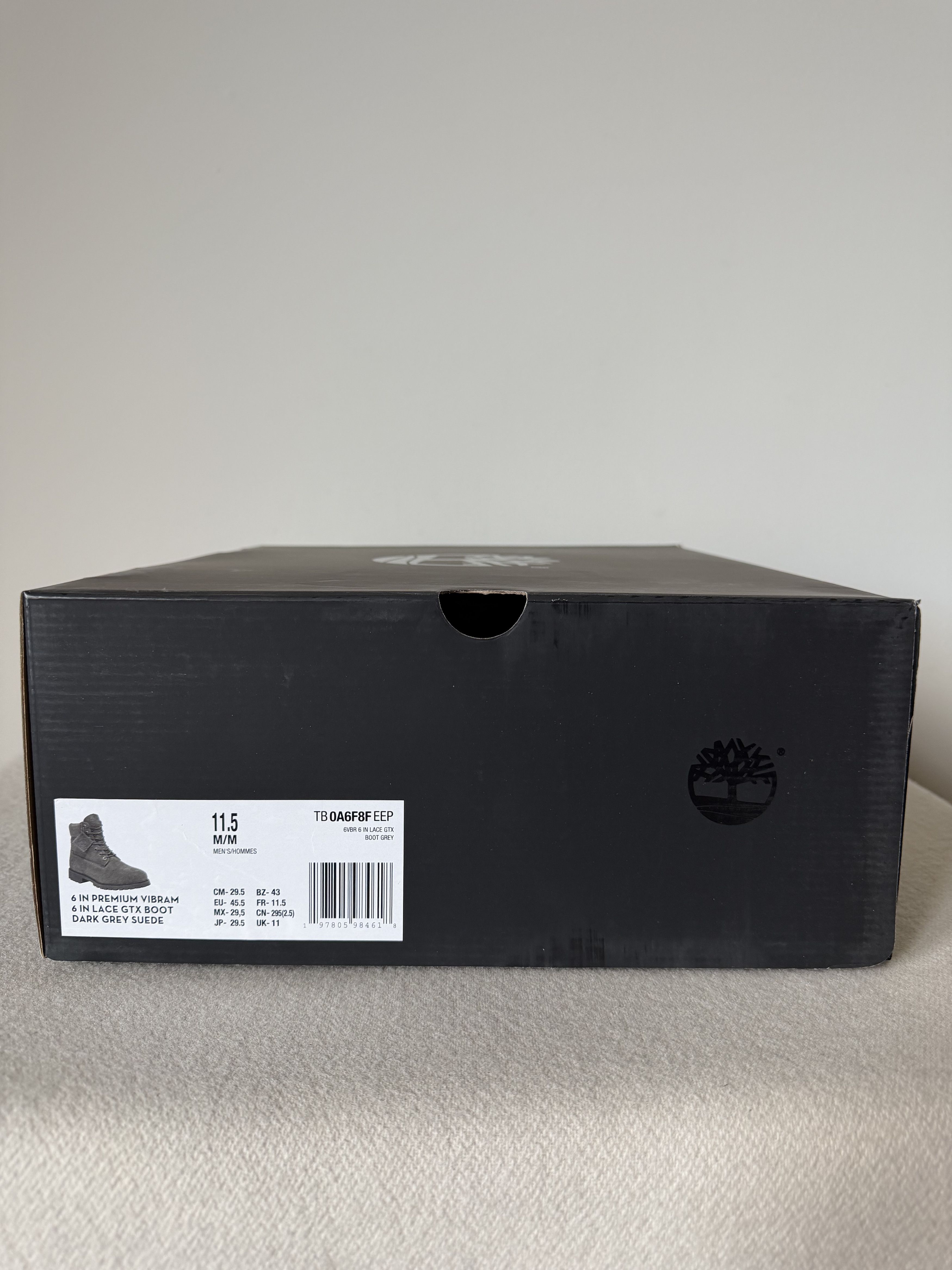Timberland Timberland Gore-Tex 6 Inch Premium Vibram Boots Gray Suede Size US 11.5 / EU 44-45 - 7 Thumbnail