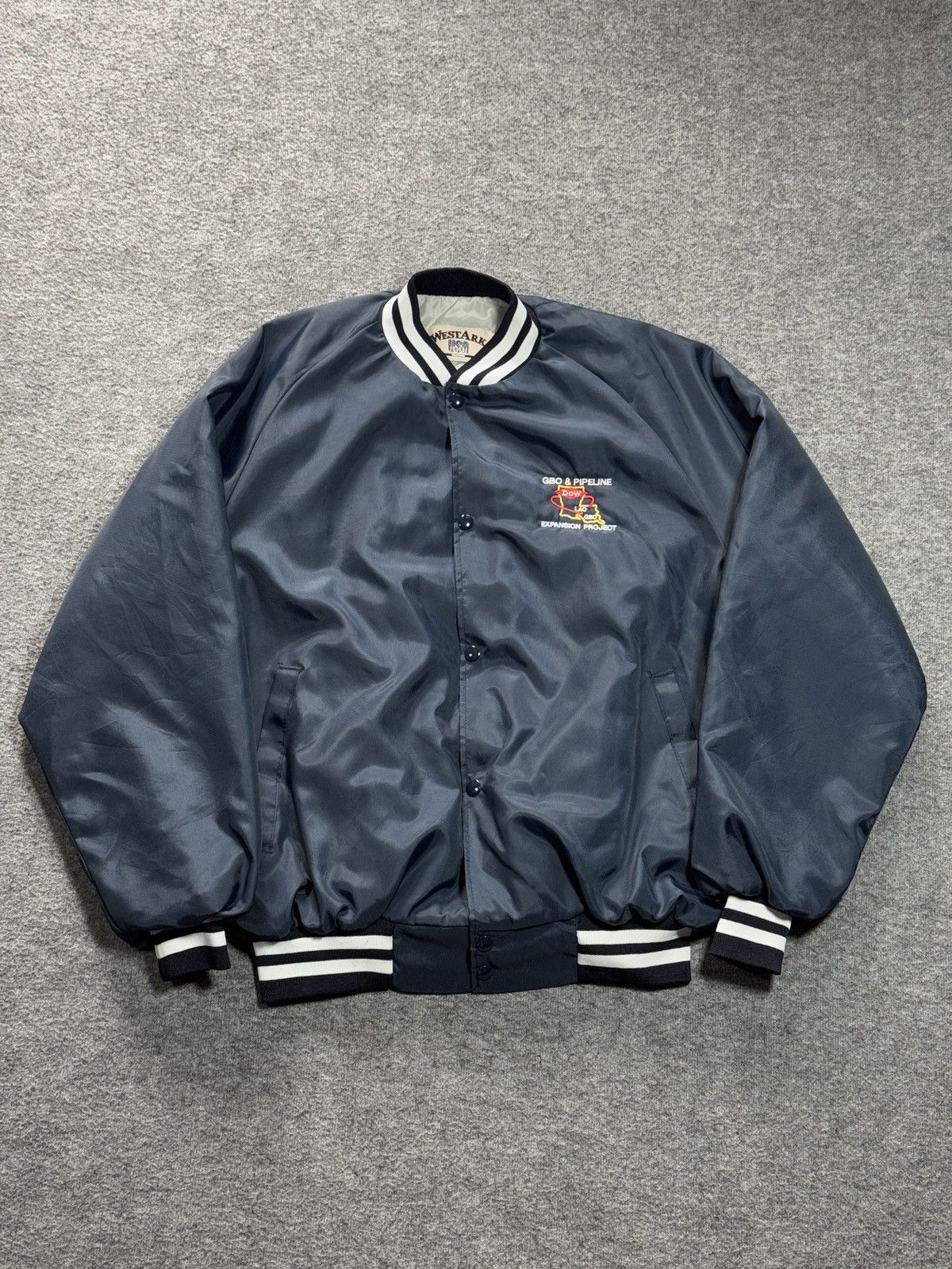 Vintage Vintage Baseball Bomber Jacket 90s made in USA workers quilt Size US L / EU 52-54 / 3 - 6 Thumbnail