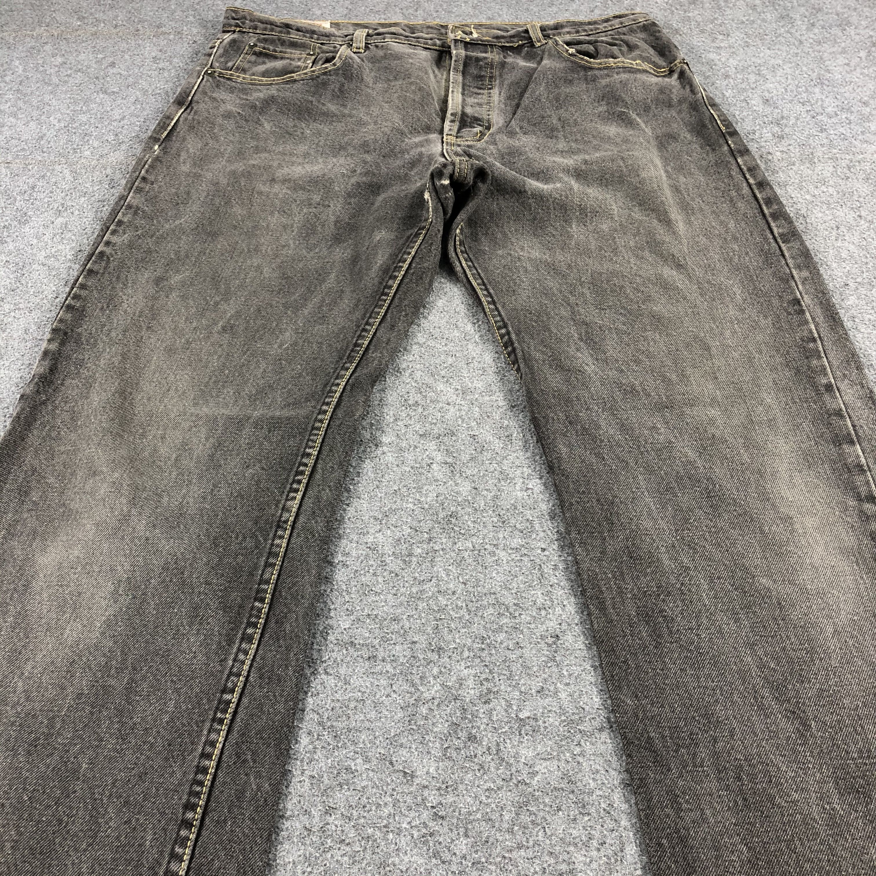 Levi's Vintage 90s Distress Levis 501 Earth Tone Jeans-JM1587 Size US 38 / EU 54 - 3 Thumbnail
