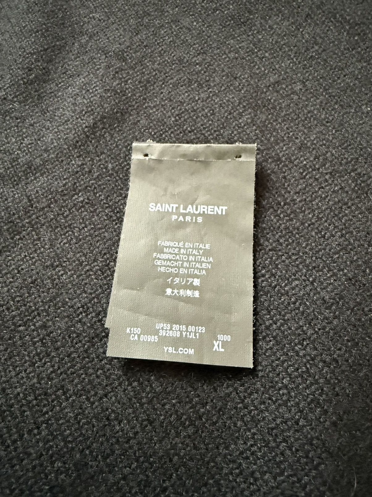 Saint Laurent Paris Saint Laurent Hedi cashmere sweater Size US L / EU 52-54 / 3 - 8 Thumbnail