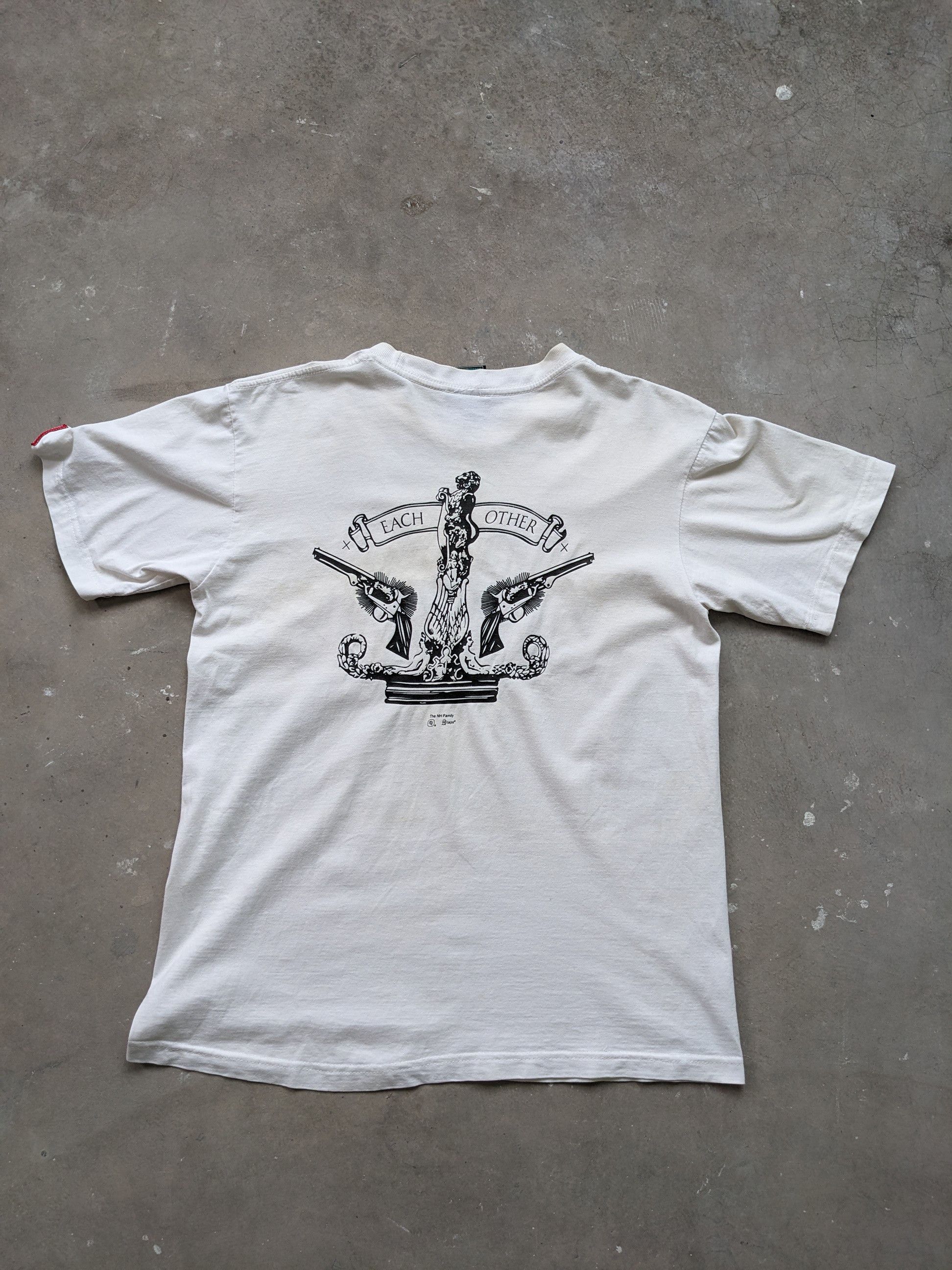 Japanese Brand × Neighborhood × Wtaps 🇯🇵 Vintage 1990s Neighborhood Wtaps T Shirt Size US M / EU 48-50 / 2 - 2 Thumbnail