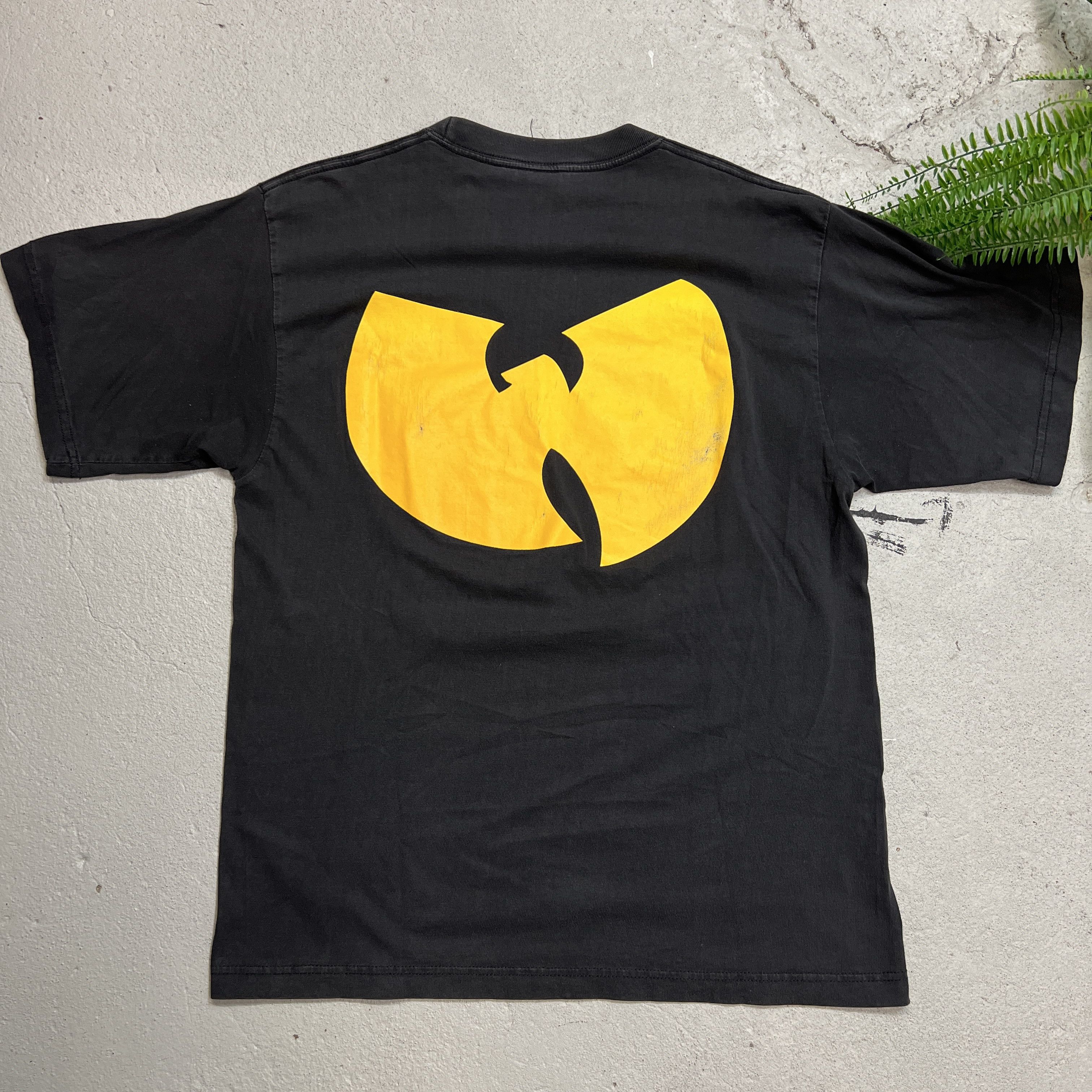 Vintage × Wu-Tang Clan 1990s Wu Tang Hip Hop Promo Rap Style Black Tee Size US L / EU 52-54 / 3 - 4 Thumbnail