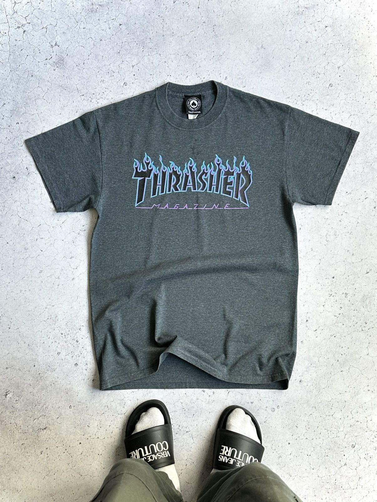 Thrasher × Vintage Vintage Thrasher Magazine Flame Tee Size US M / EU 48-50 / 2 - 1 Thumbnail