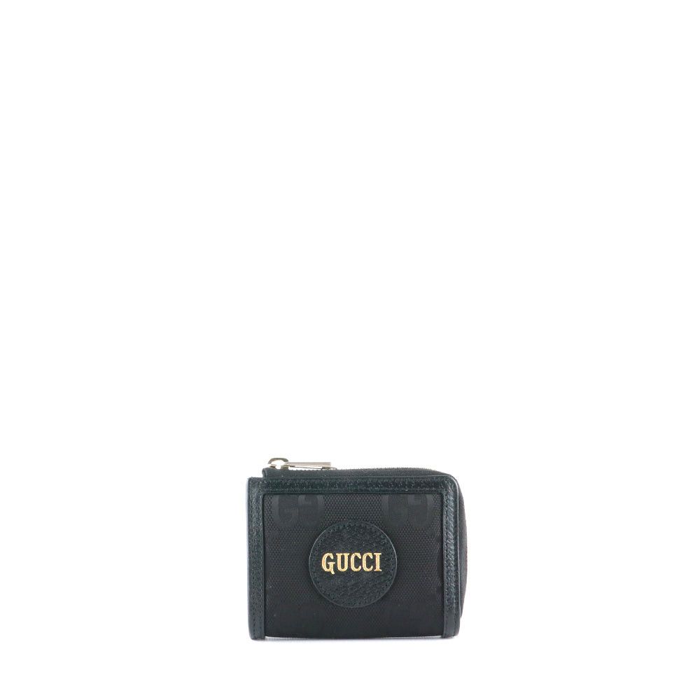 Gucci GUCCI - Off The Grid wallet in black leather and canvas Size ONE SIZE - 1 Thumbnail