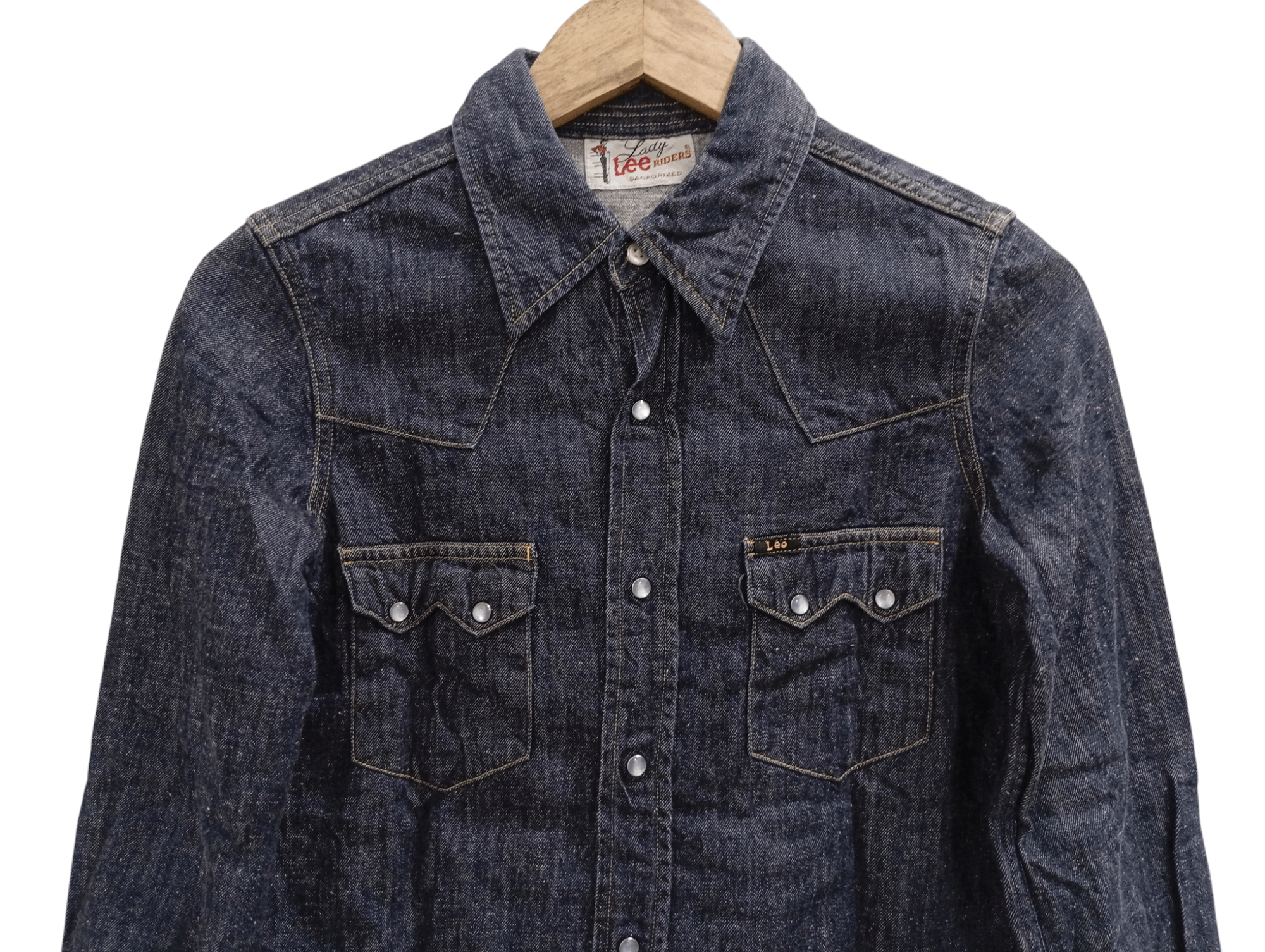Lee × Vintage 🔥🔥Lee Riders Lady Denim Shirt Size M / US 6-8 / IT 42-44 - 16 Thumbnail