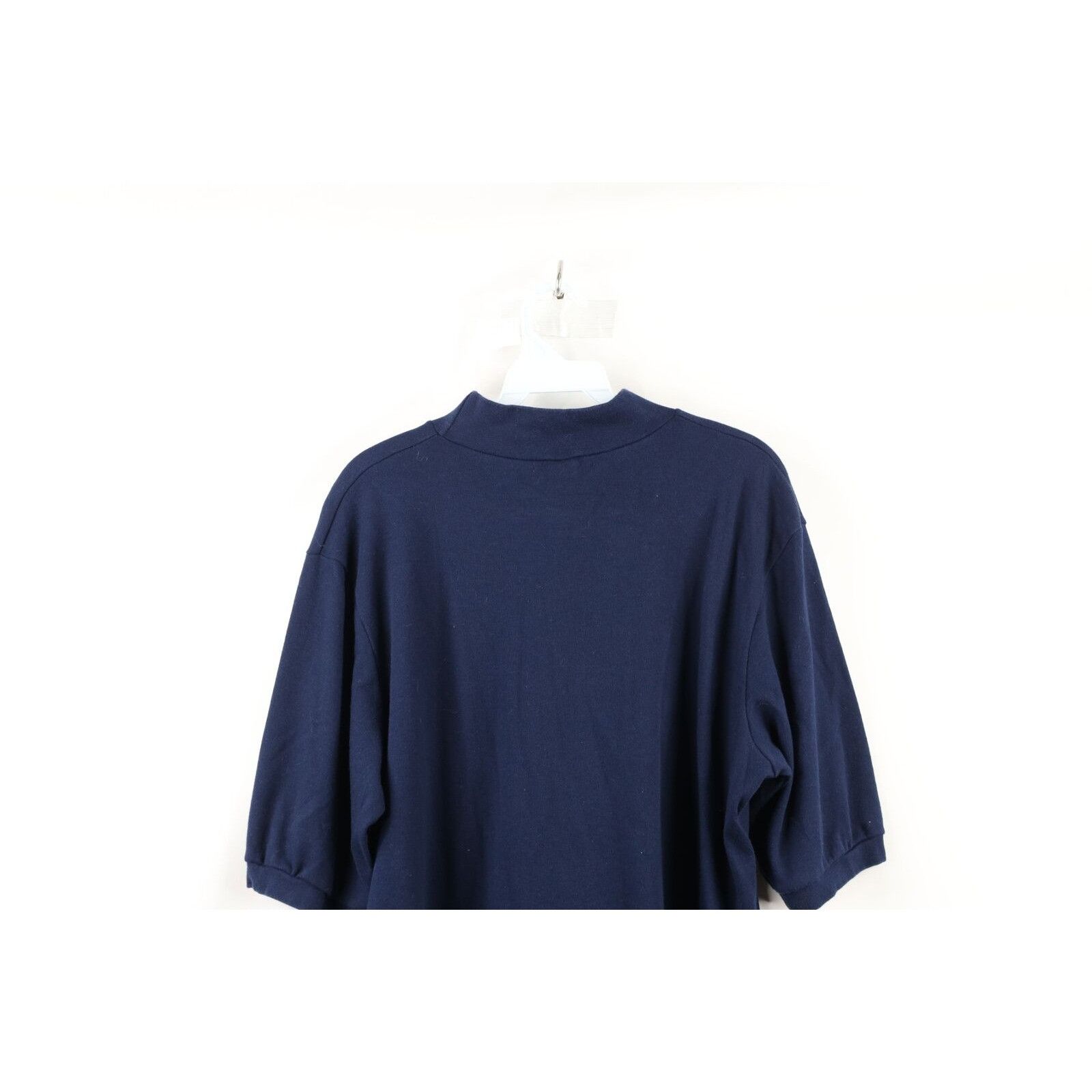 Vintage Vintage 90s Lands End Faded Blank Short Sleeve T-Shirt Size US L / EU 52-54 / 3 - 6 Thumbnail