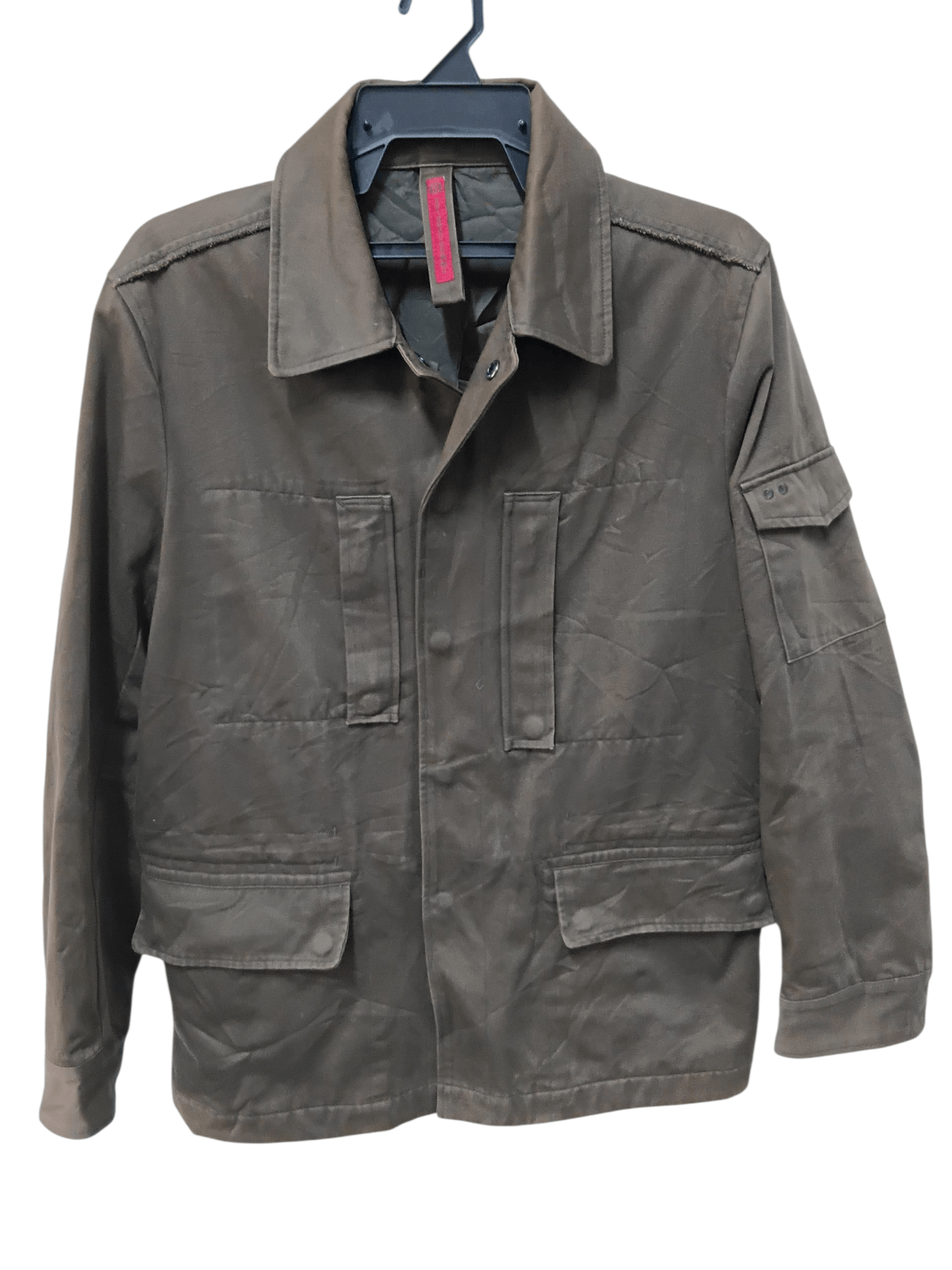 Vintage Military Styled Leather Napoleon Jacket 00s