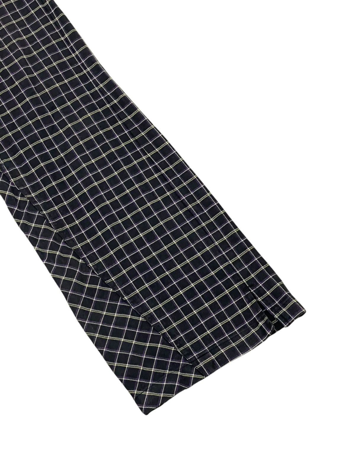 Le Grande Bleu (L.G.B.) Flare Pant Oakley Plaid Stretch Boot Cut 8🟦9 Size US 31 - 4 Thumbnail