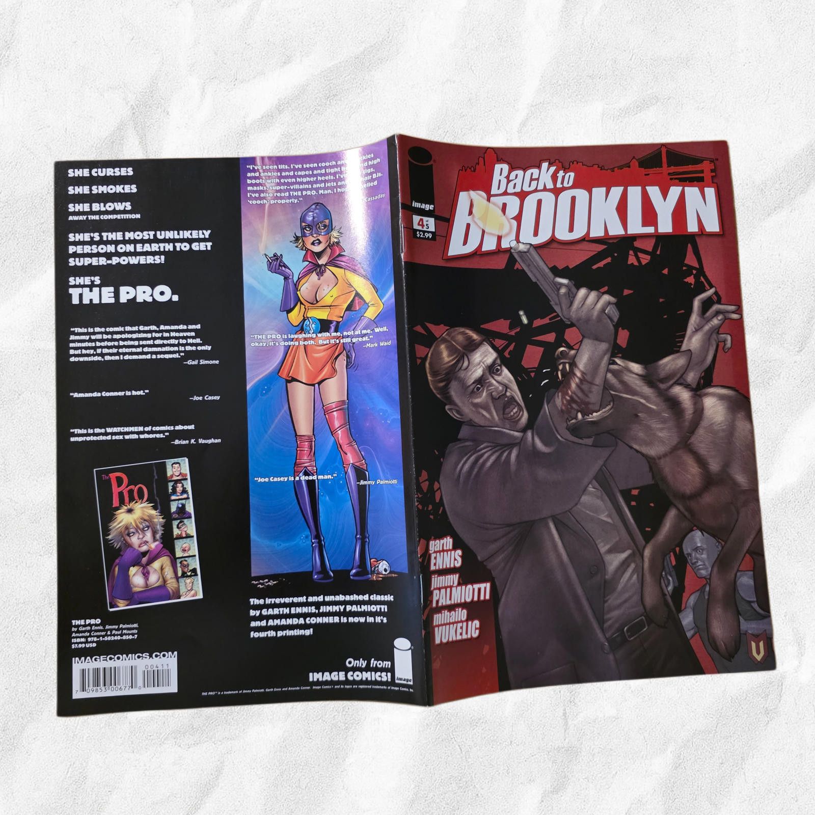 Other Back To Brooklyn #4 NM 2009 Image Azzarello Crime Comic (C) Size ONE SIZE - 4 Thumbnail
