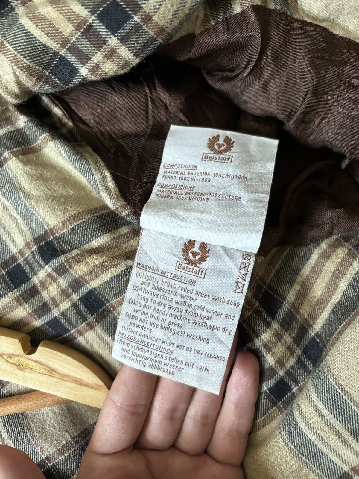 Belstaff × Vintage Belstaff jacket Vintage Gold Label Wax parka Size US XXL / EU 58 / 5 - 11 Thumbnail