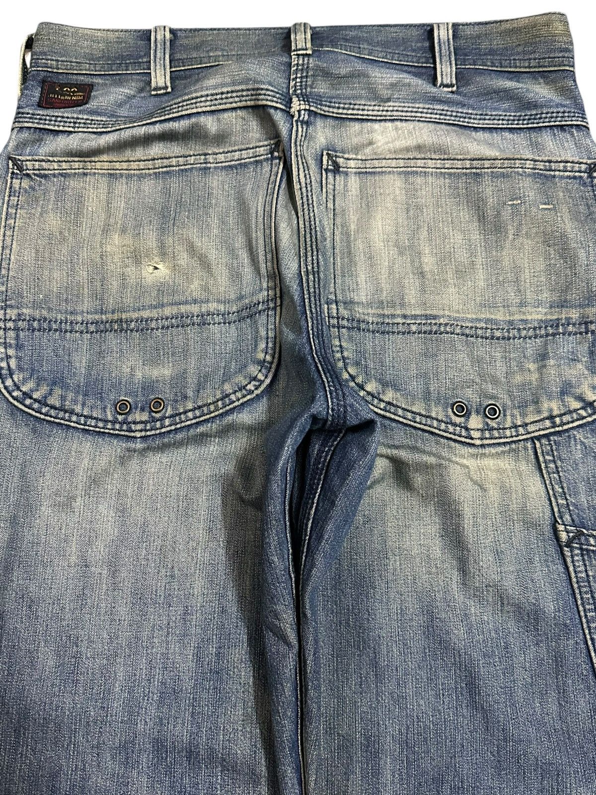 Lee Vintage 90s Lee Mud Faded Wash Distressed Carpenter Jeans Size US 30 / EU 46 - 5 Thumbnail
