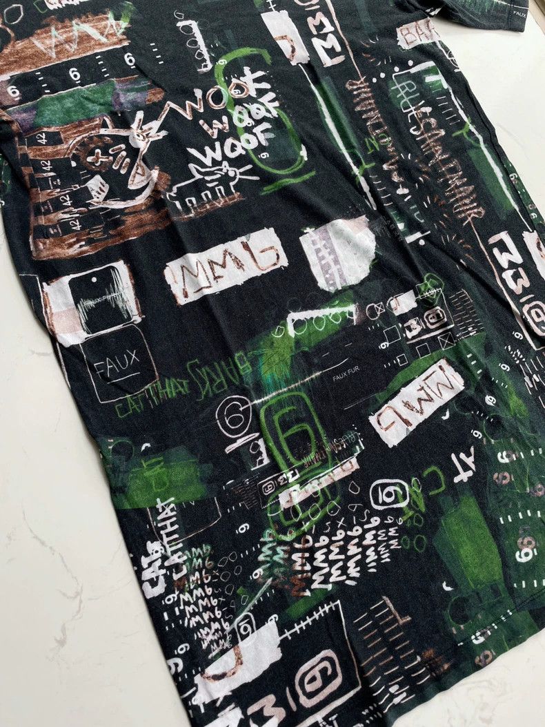 Maison Margiela Maison Margiela Mid-length graffiti T-shirt 2504-Nextarrow Size S / US 4 / IT 40 - 5 Thumbnail