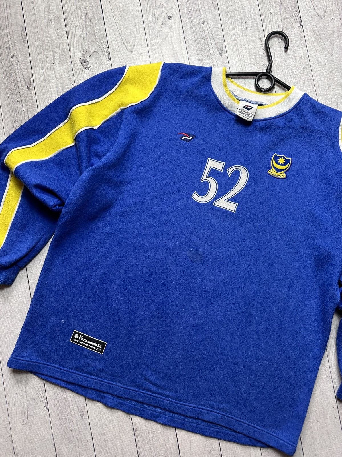 Vintage Vintage Portsmouth soccer sweatshirt 52 rare size L Size US L / EU 52-54 / 3 - 2 Thumbnail