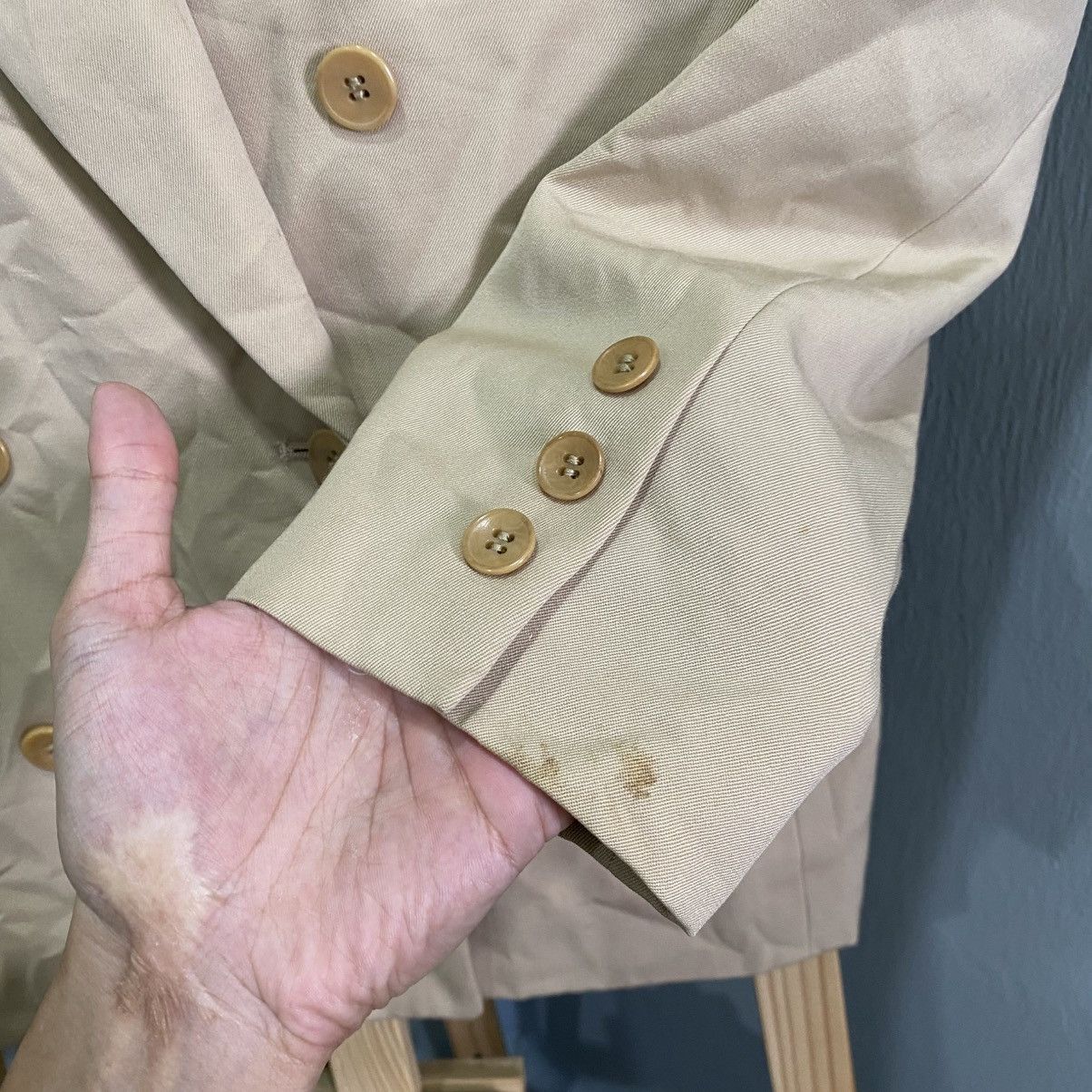 Issey Miyake IS Issey Miyake Double Breasted Blazer Jacket Size US M / EU 48-50 / 2 - 11 Thumbnail