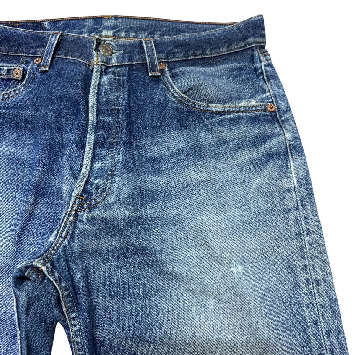 Levi's Vintage Levis 501 Distressed Denim Jeans Size US 32 / EU 48 - 5 Thumbnail
