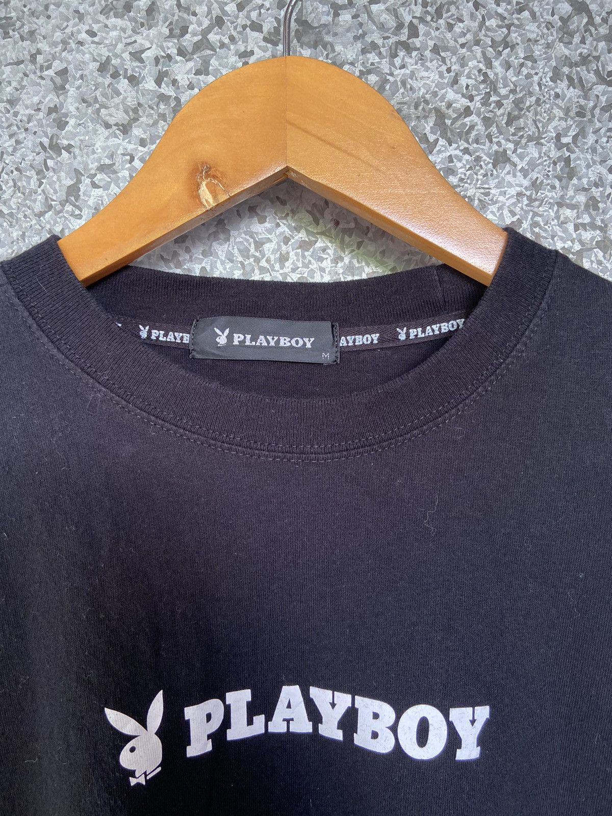 Playboy 🔥 Playboy long sleeve t shirt oversized crop top Size US S / EU 44-46 / 1 - 6 Thumbnail