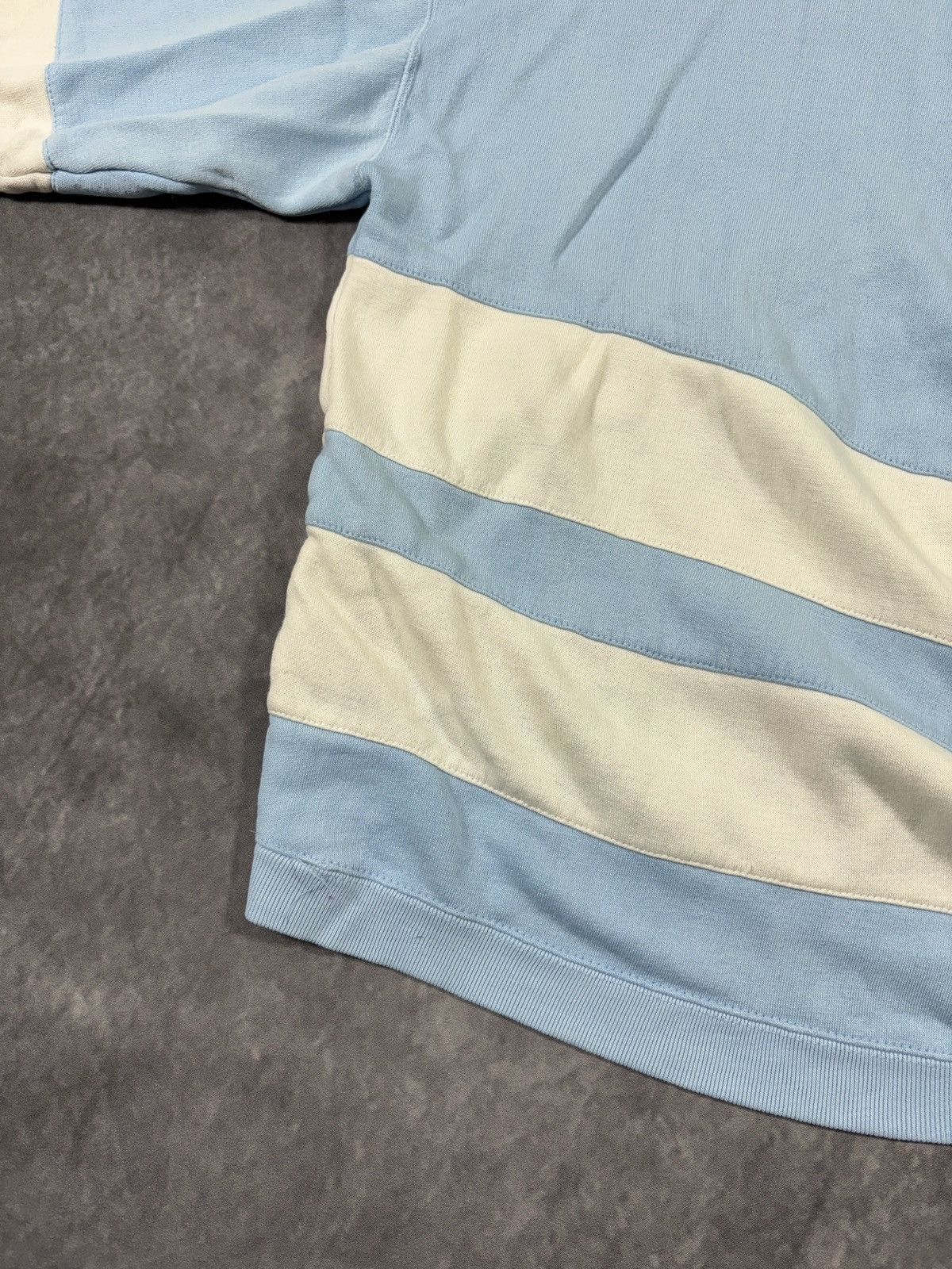 Vintage 80s Vintage Sweatshirt Crewneck Pullover Striped Cropped Size US S / EU 44-46 / 1 - 9 Thumbnail