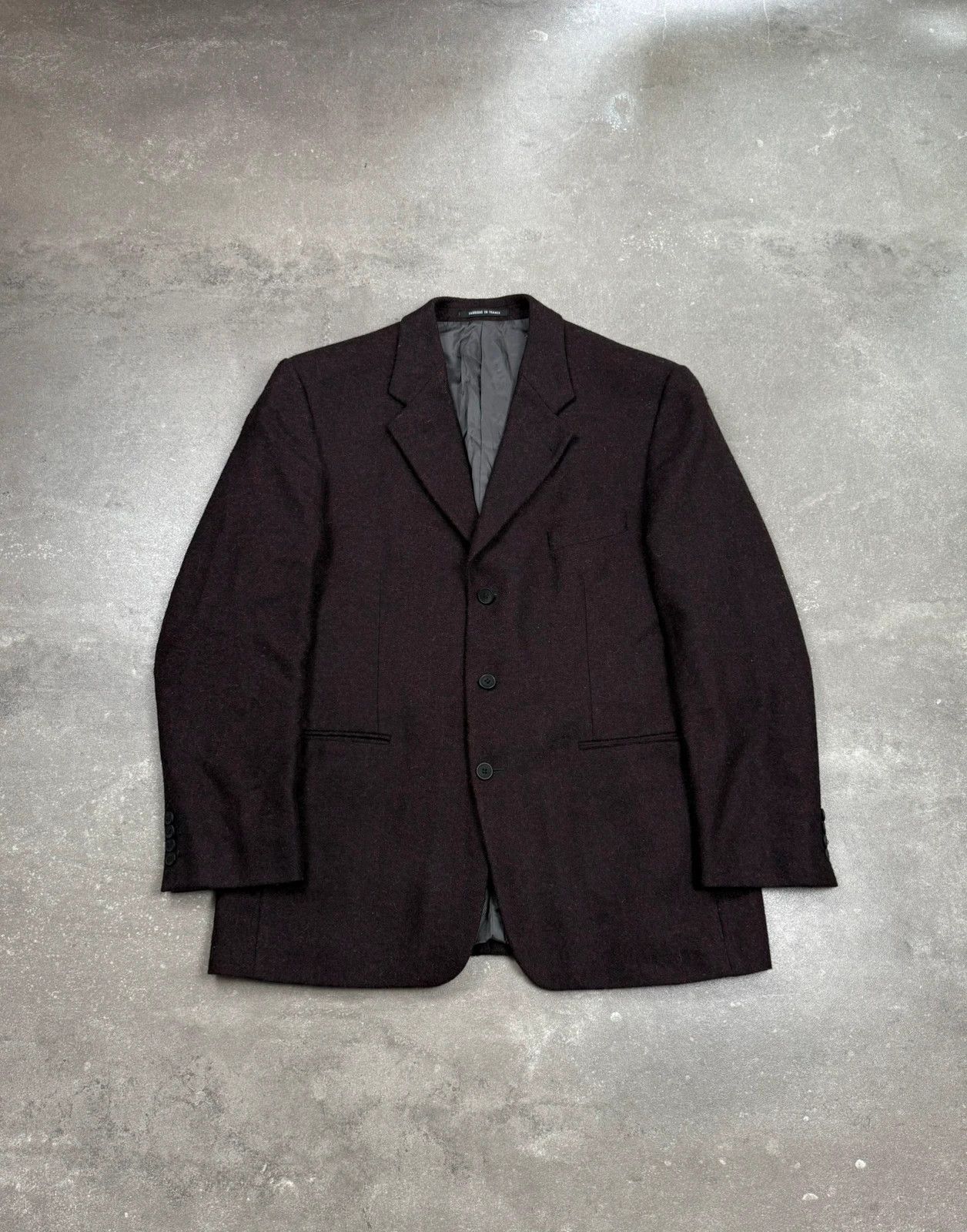 Yves Saint Laurent blazer wool luxury vintage 90s 1990s