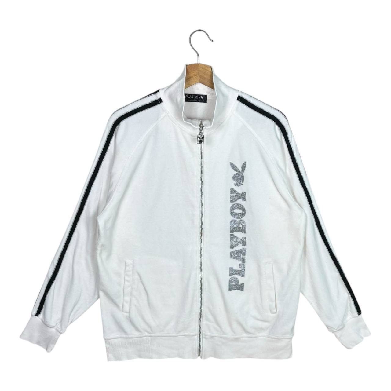 Playboy Vintage Playboy Glitter Bunny Track Jacket White L Y2K Retro Size US L / EU 52-54 / 3 - 1 Thumbnail