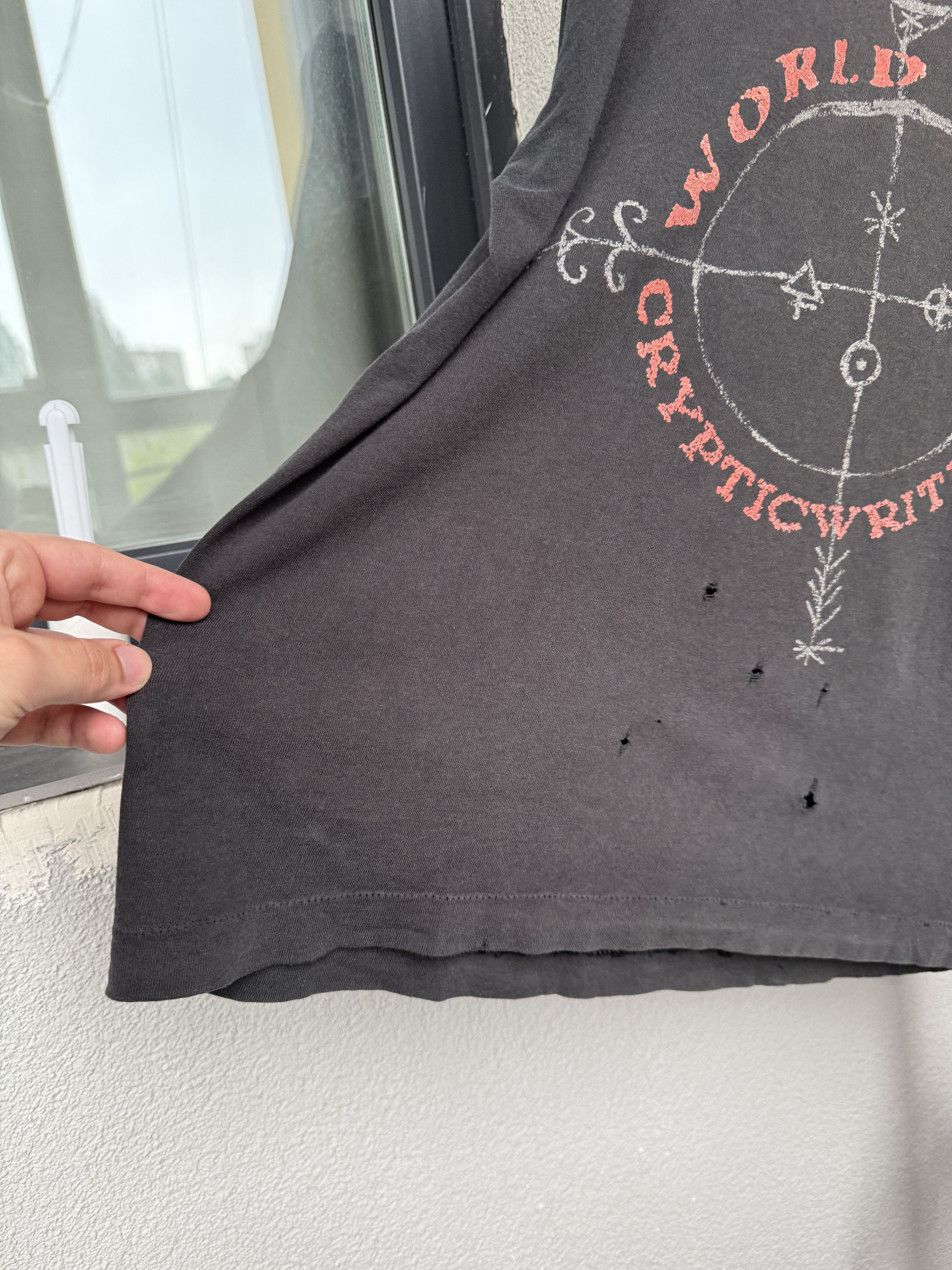 Band Tees × Vintage Vintage 1997 Megadeth Cryptic Writings Rock Band T-shirt Size US XL / EU 56 / 4 - 8 Thumbnail