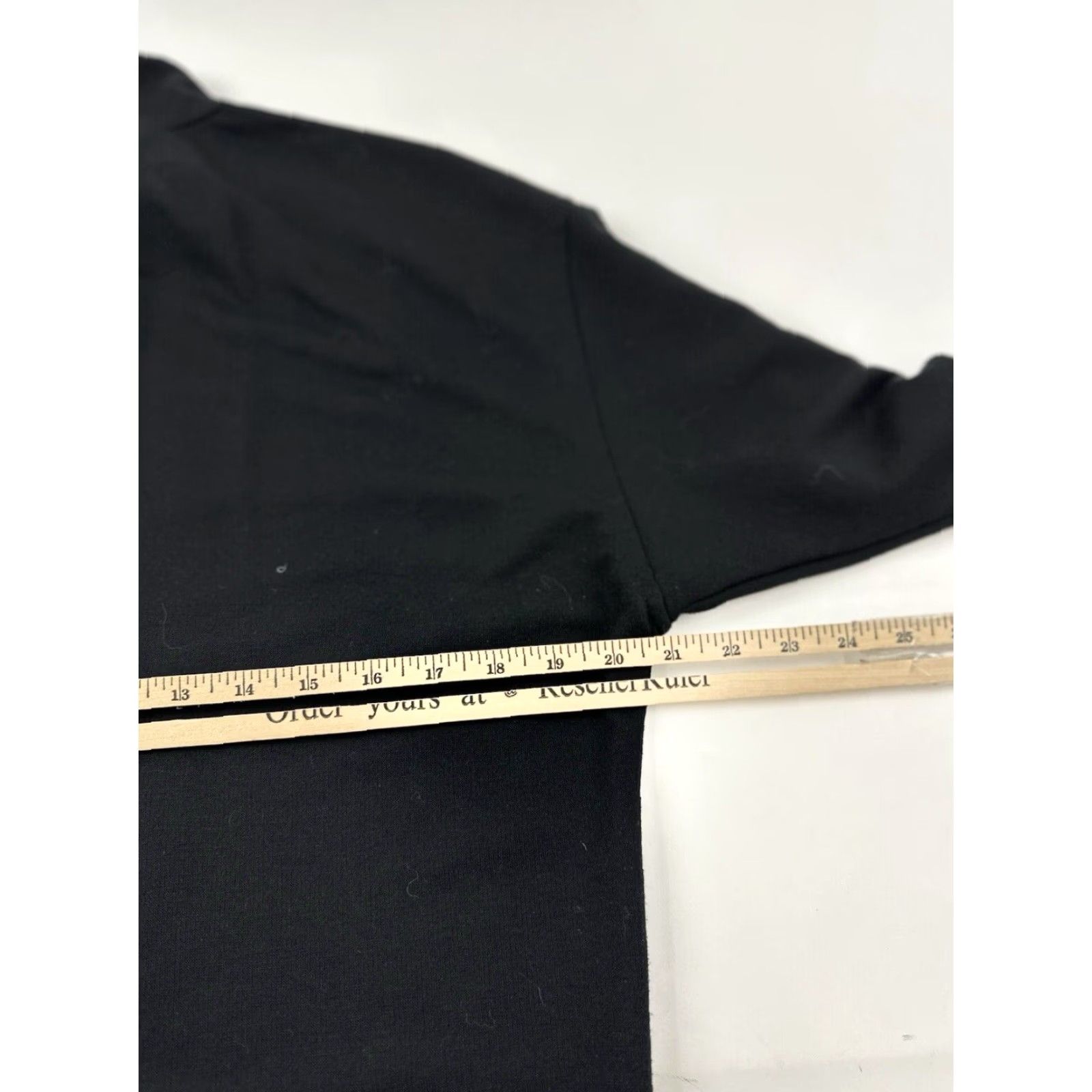 Vintage VINTAGE Virgo II Dress Women’s 6 Black Turtleneck Shift Knee Length Long Sleeve Womens Size M / US 6-8 / IT 42-44 - 7 Thumbnail