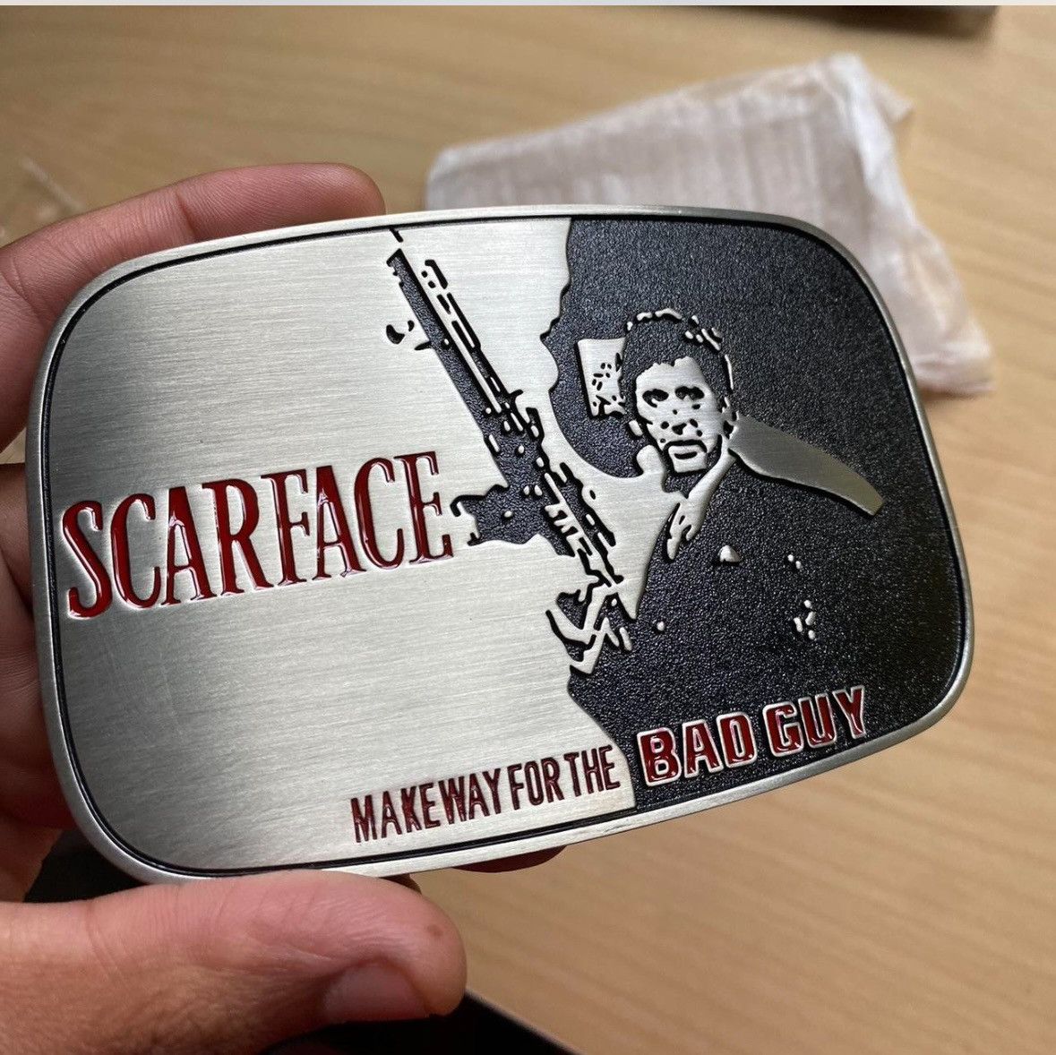 Vintage Vintage Scarface belt buckles Tony Montana Size ONE SIZE - 4 Thumbnail