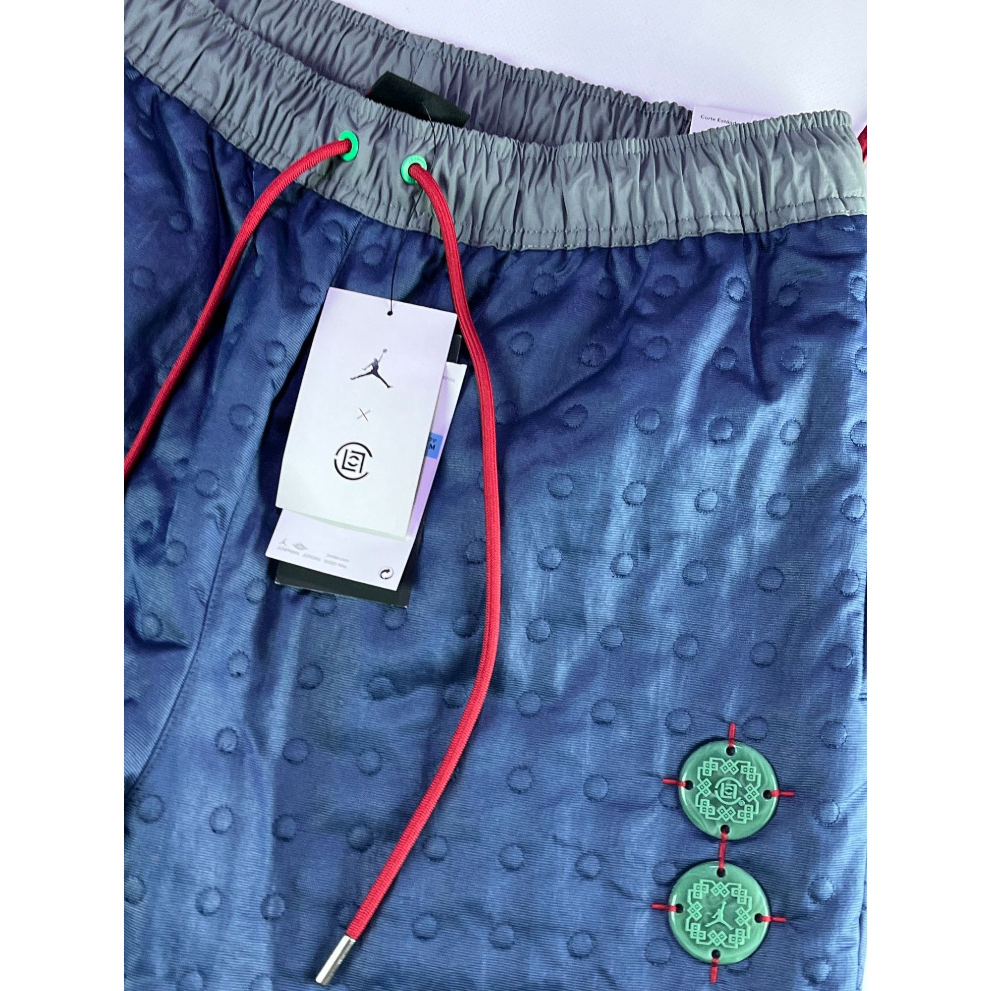 CLOT × Jordan Brand Jordan X Clot Rare Quilted Track Pants Baggy Fit Size US 33 - 4 Thumbnail