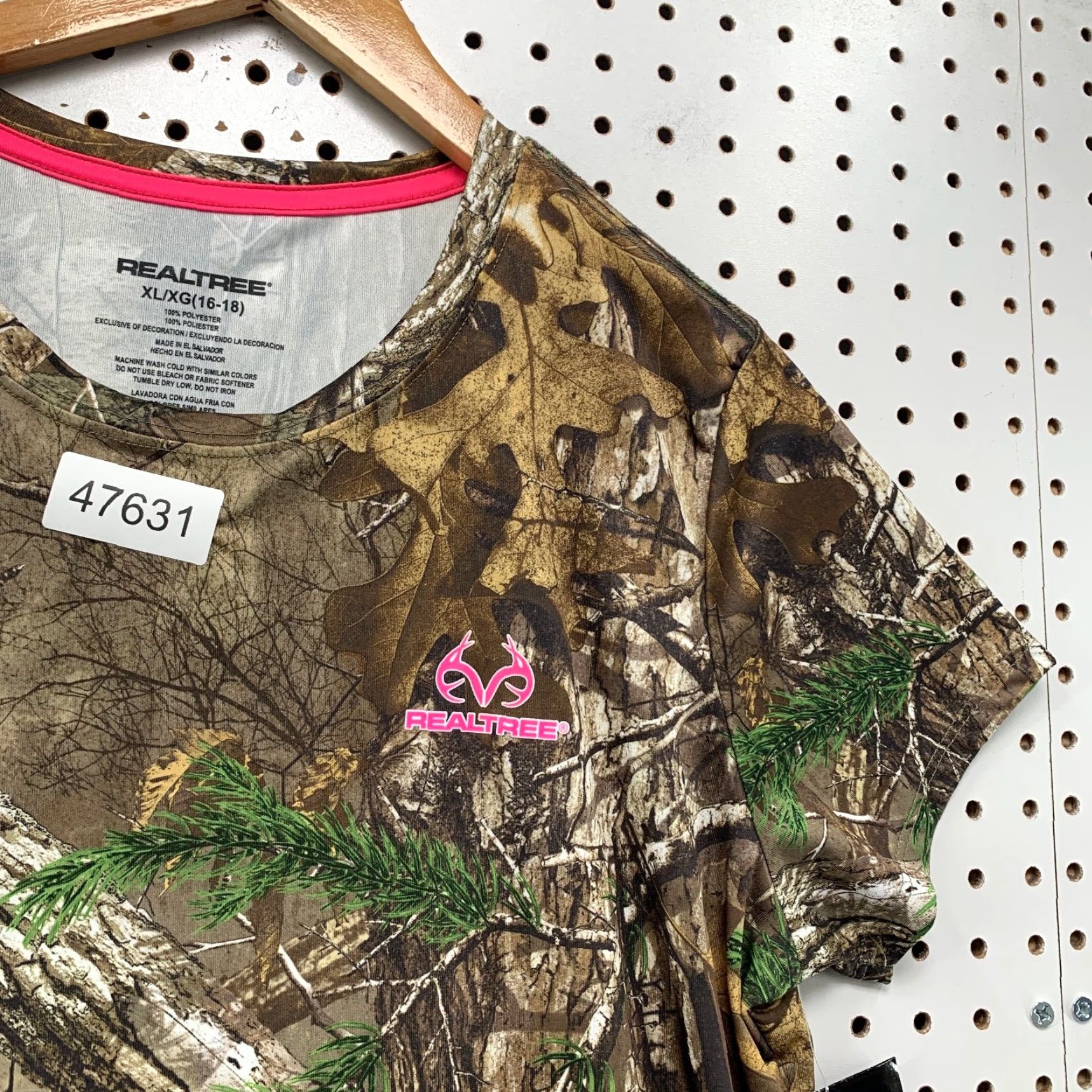 Realtree Realtree Camouflage Shirt Womens XL Camouflage Short Sleeve T-Shirt 16/18 Grey Size XL / US 12-14 / IT 48-50 - 7 Thumbnail