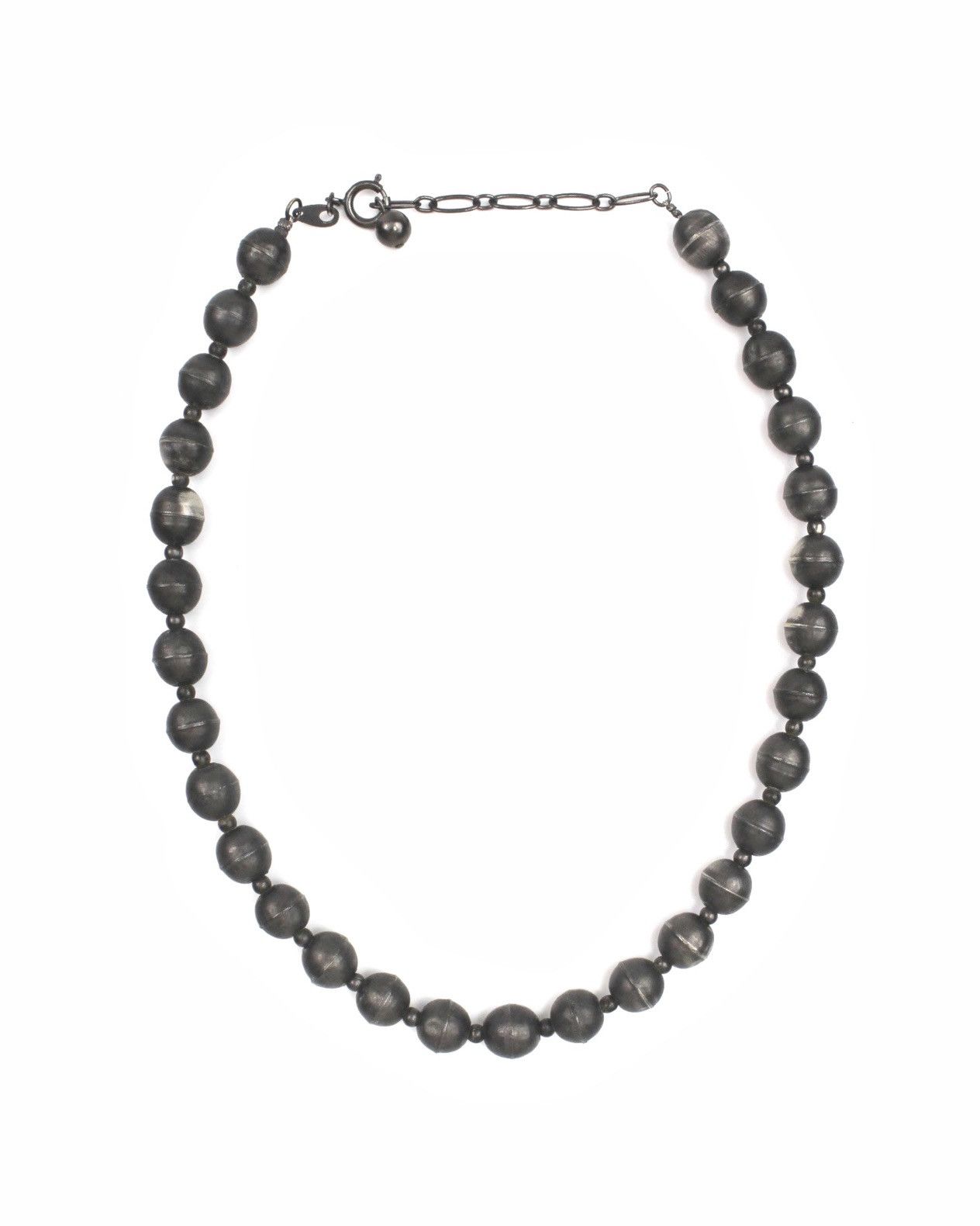Japanese Brand 1990S JAPANESE MADE OXIDIZED METAL BEAD NECKLACE Size ONE SIZE - 1 Thumbnail