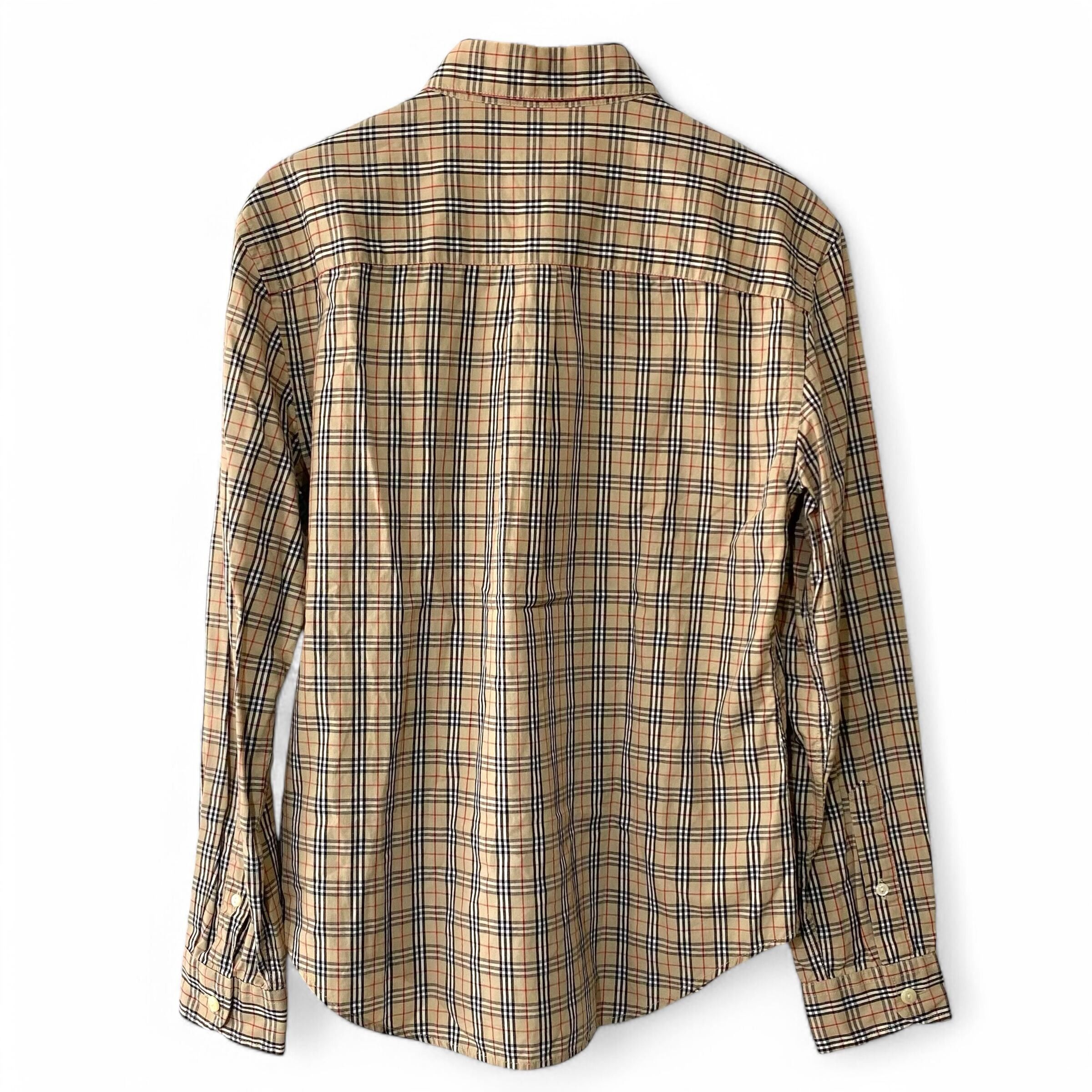 Burberry Burberry Long Sleeve Shirts Nova Check Plaid Size M / US 6-8 / IT 42-44 - 2 Thumbnail