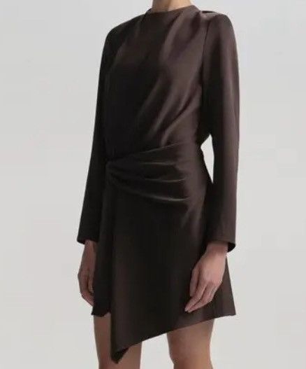A.L.C. A.L.C. Kay Mini Dress - Satin/ Ganache Orig: $450 Size S / US 4 / IT 40 - 7 Thumbnail
