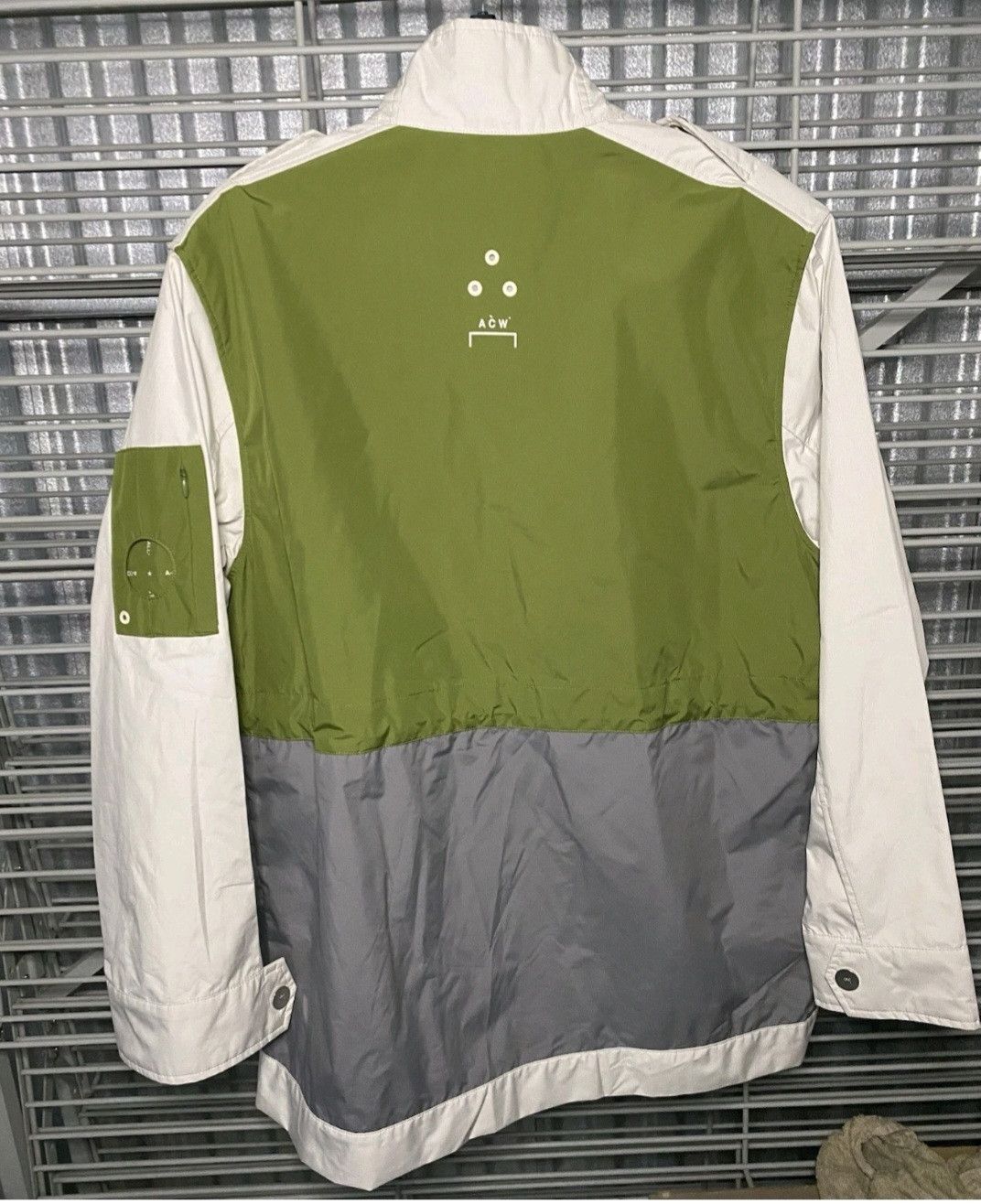 A-COLD-WALL* A-Cold-Wall Tech Shell Jacket White Olive Grey Size Large Size US L / EU 52-54 / 3 - 3 Thumbnail