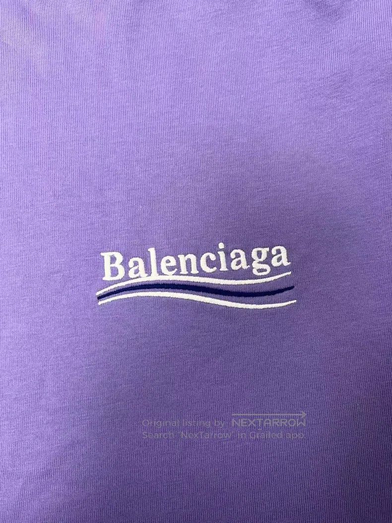 Balenciaga Balenciaga Letter Logo Printed Solid Round Neck Short Slee Size US XS / EU 42 / 0 - 3 Thumbnail