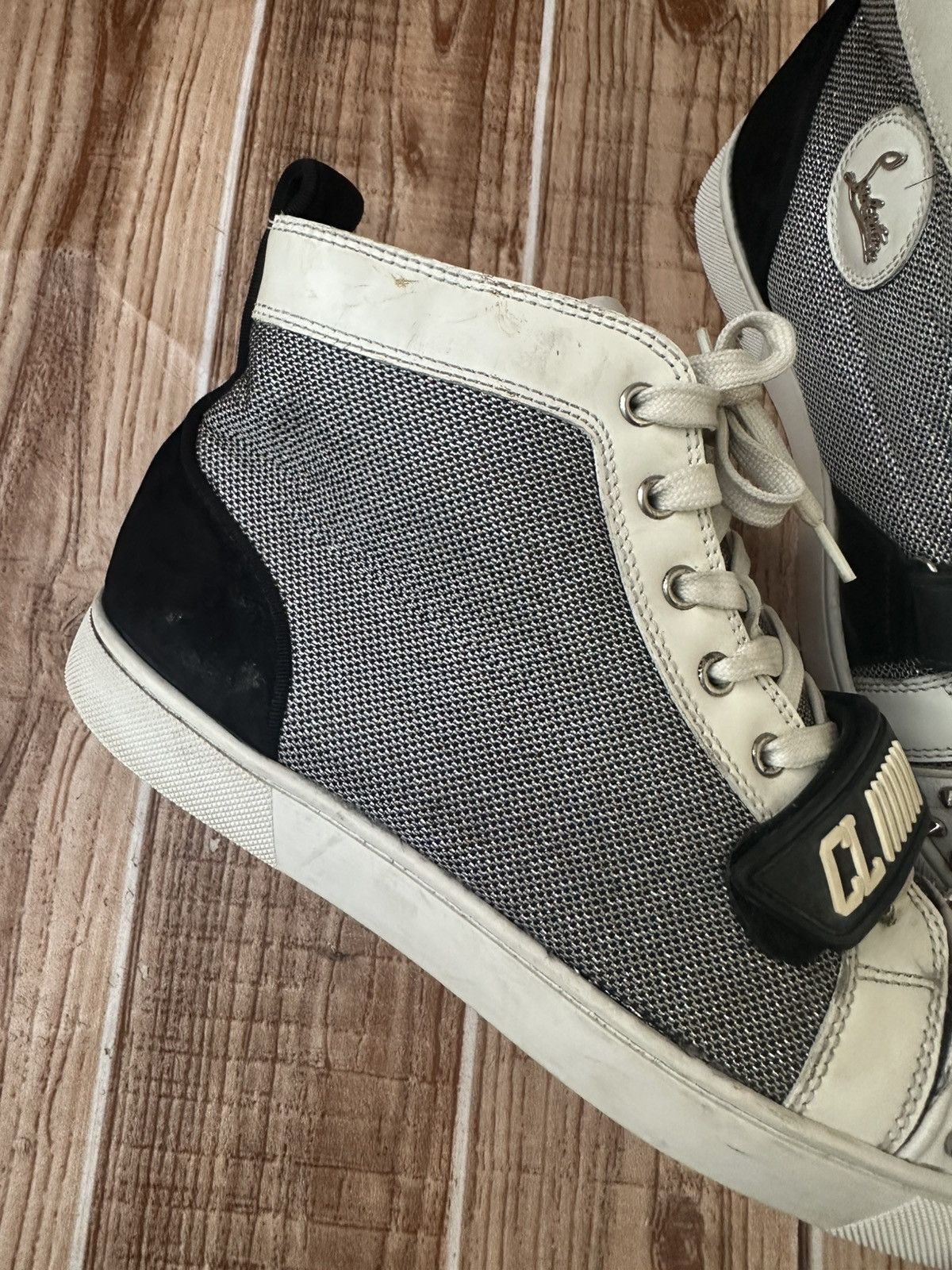 Christian Louboutin Christian Louboutin Louis Orlato Spikes High Top w/Straps Size US 9 / EU 42 - 13 Thumbnail