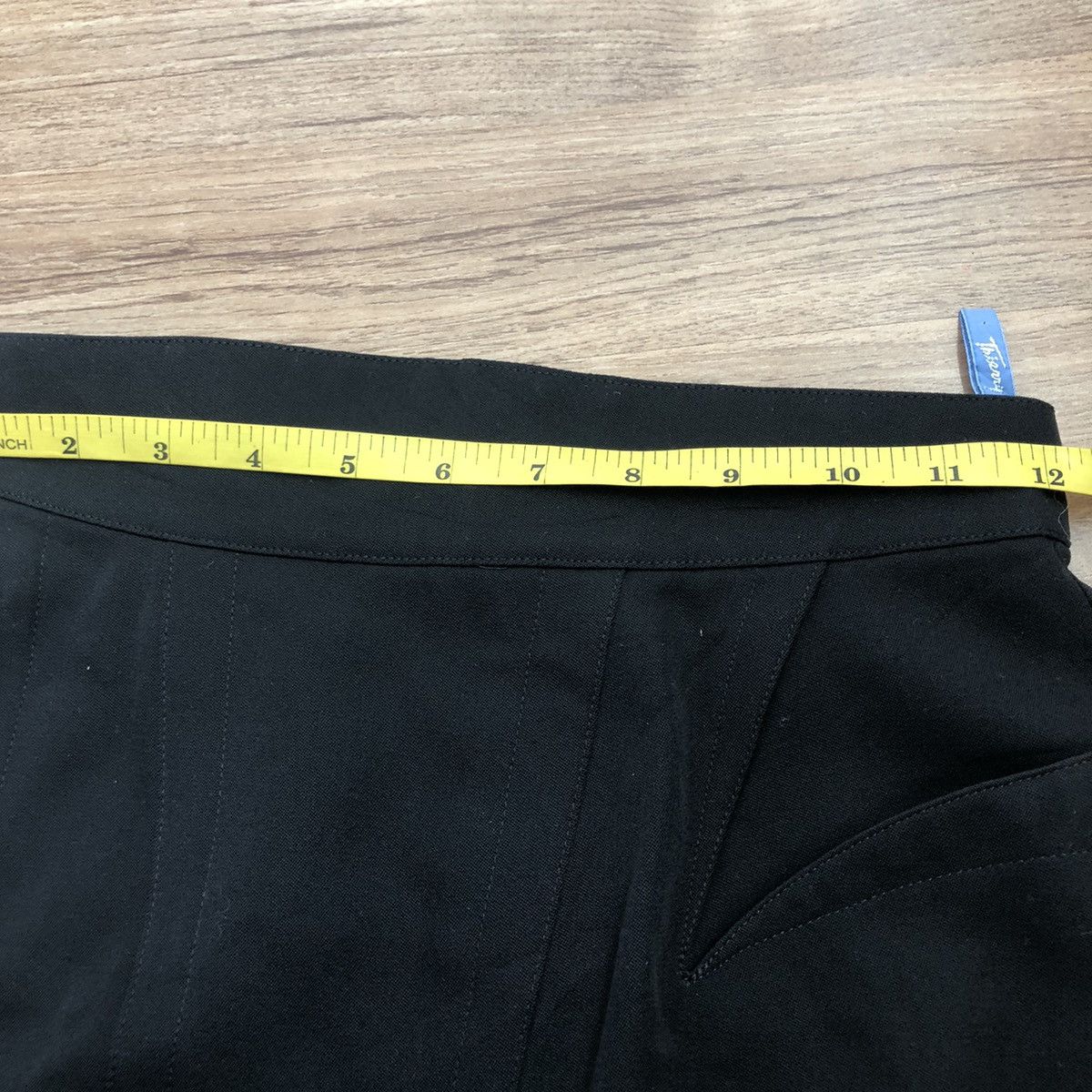 Thierry Mugler × Vintage Vintage Thierry Mugler Wool Skirts Size 24" / US 00 / IT 34 - 9 Thumbnail