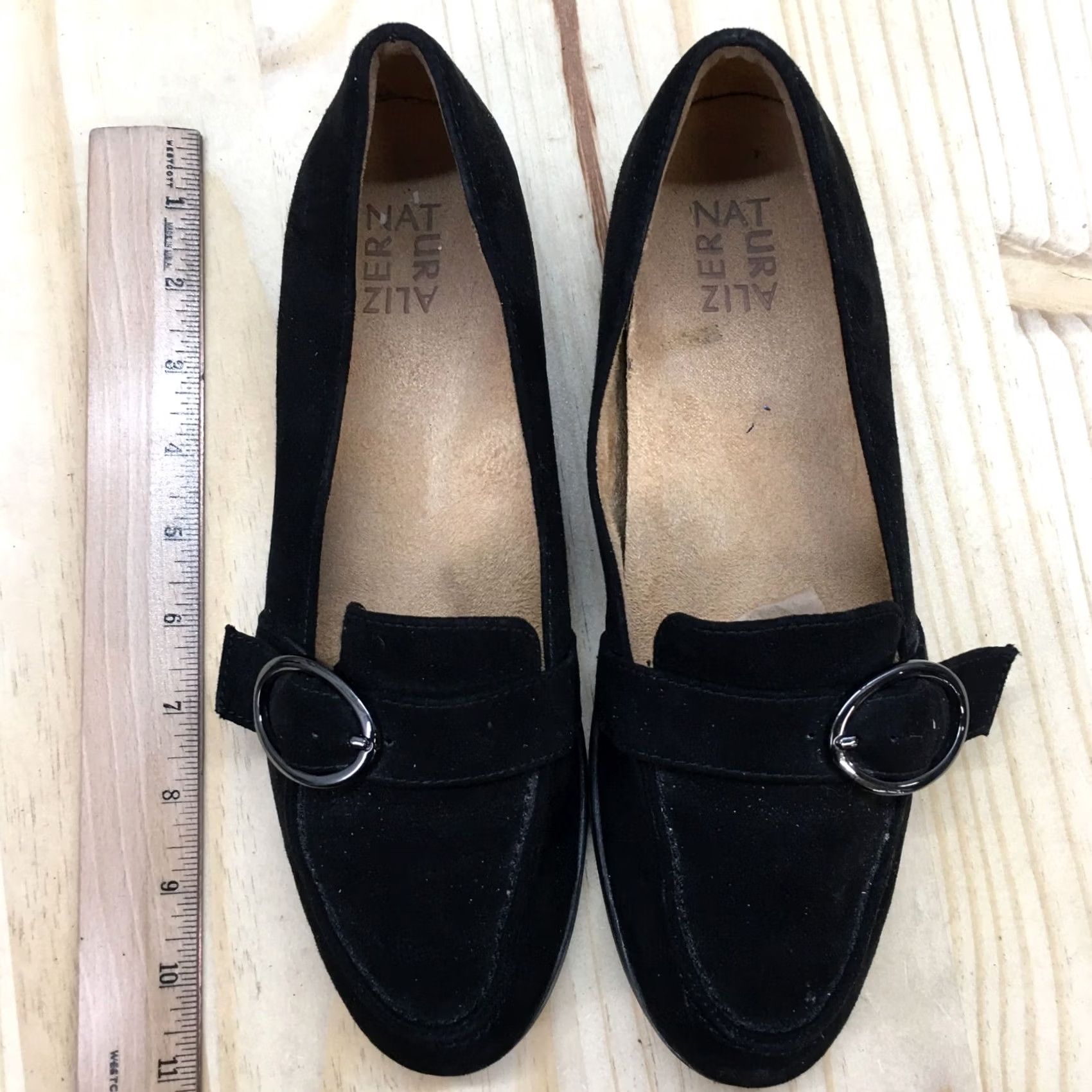 Naturalizer Naturalizer Mina Loafer Womens 9M Black Fabric Buckle Strap Casual Low Top Shoe Size M / US 6-8 / IT 42-44 - 6 Thumbnail