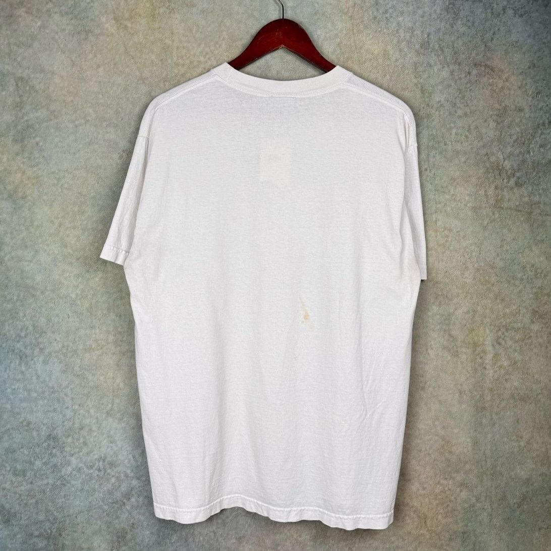 Marvel Comics × Vintage VTG Y2K Marvel Mad Engine Graphic T Shirt Sz L Black White Size US L / EU 52-54 / 3 - 3 Thumbnail