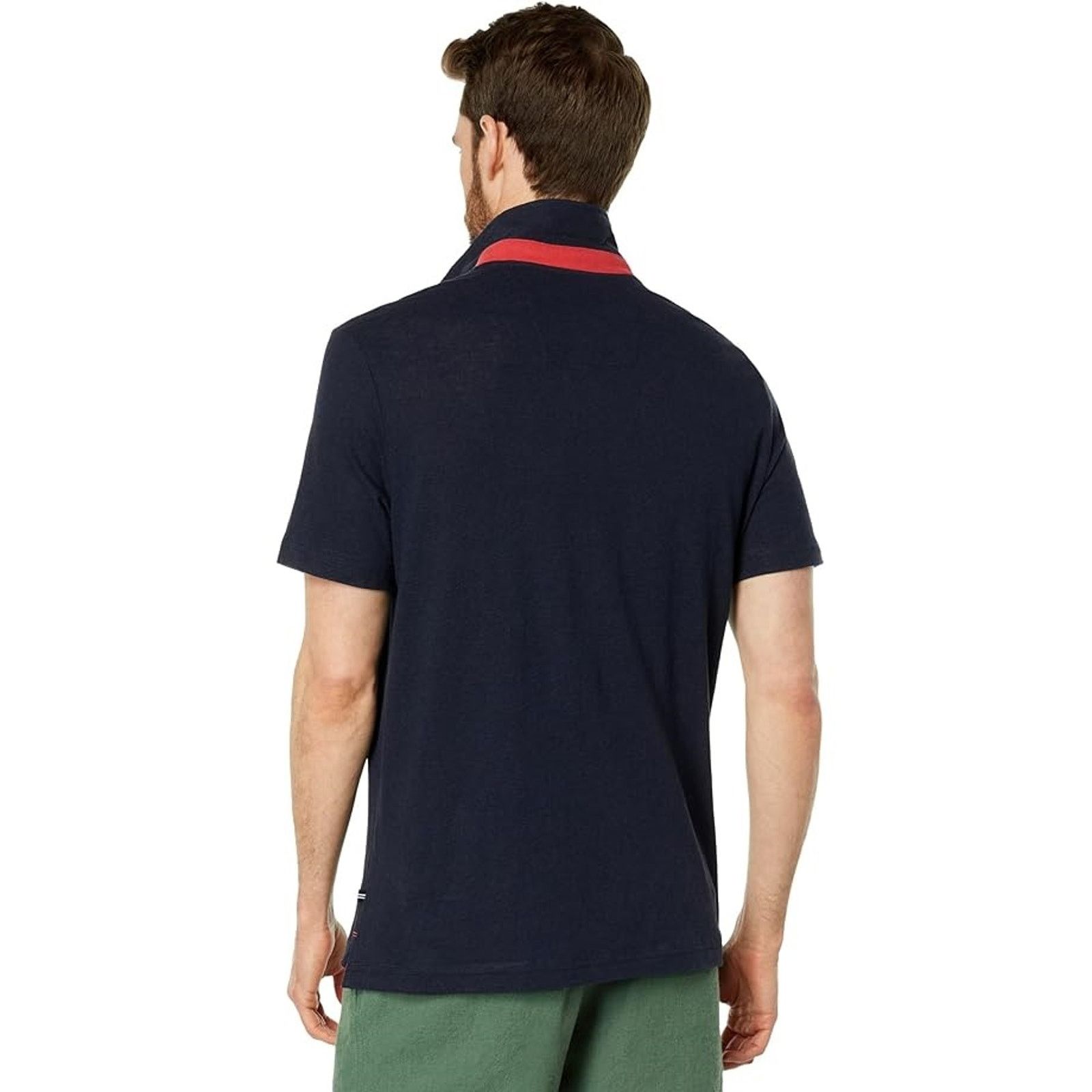 Nautica Nautica Men's Dark Navy Classic Fit Polo T-shirt Size M Size US M / EU 48-50 / 2 - 2 Thumbnail