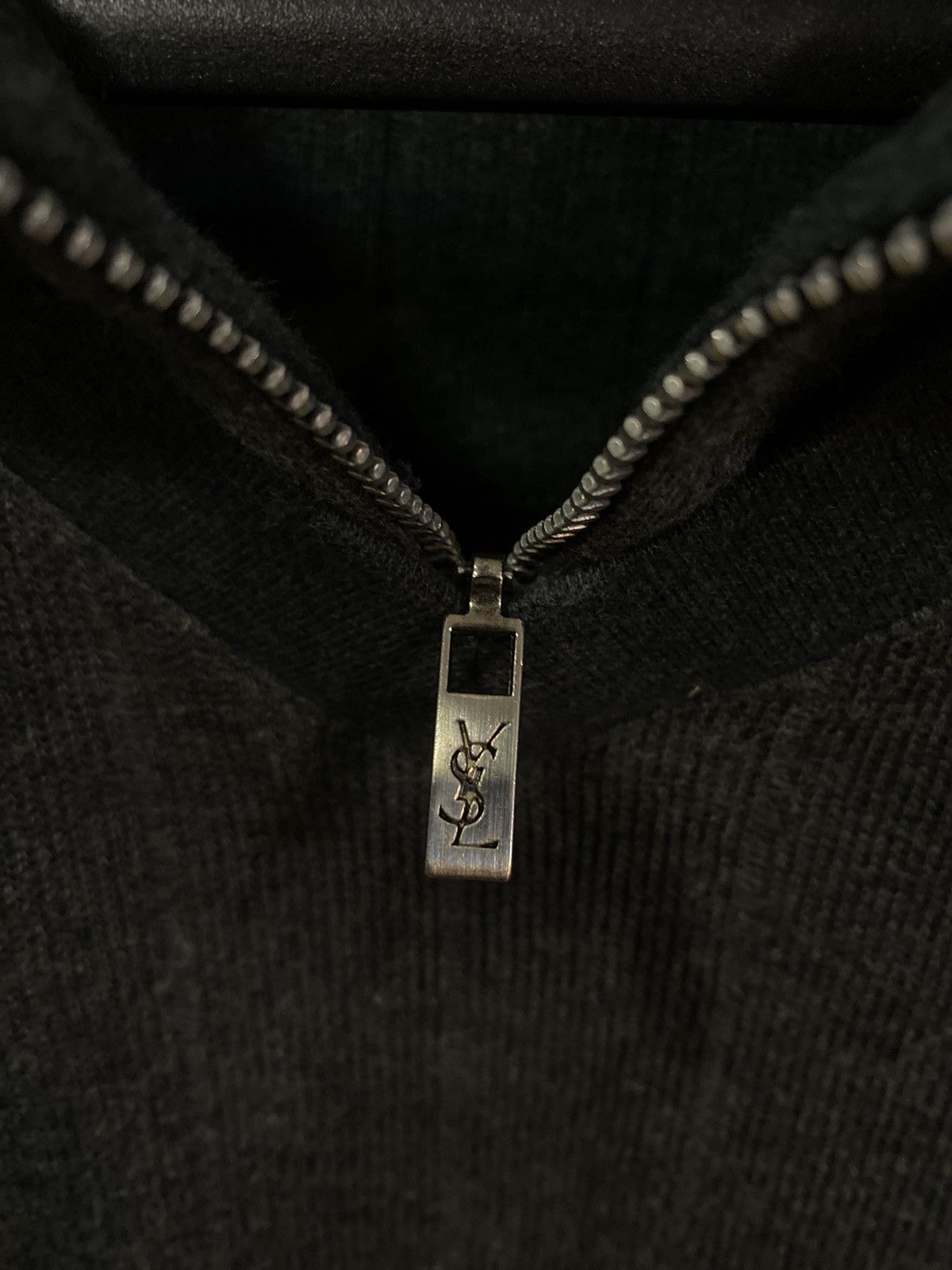 90’s YSL Sweatshirt 1/4 Zip YSL Sweater Old Money
