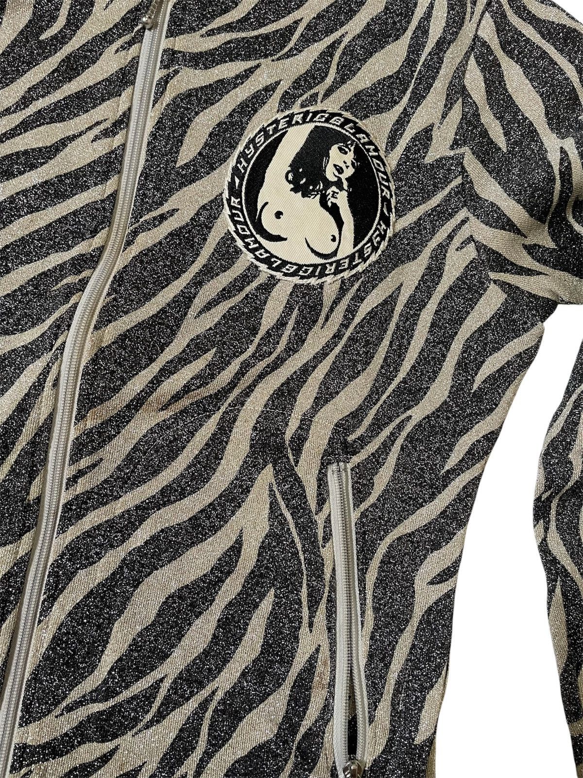 Hysteric Glamour TAX FREE 🇺🇸 hysteric glamour patched zebra print track jacket Size US S / EU 44-46 / 1 - 2 Thumbnail