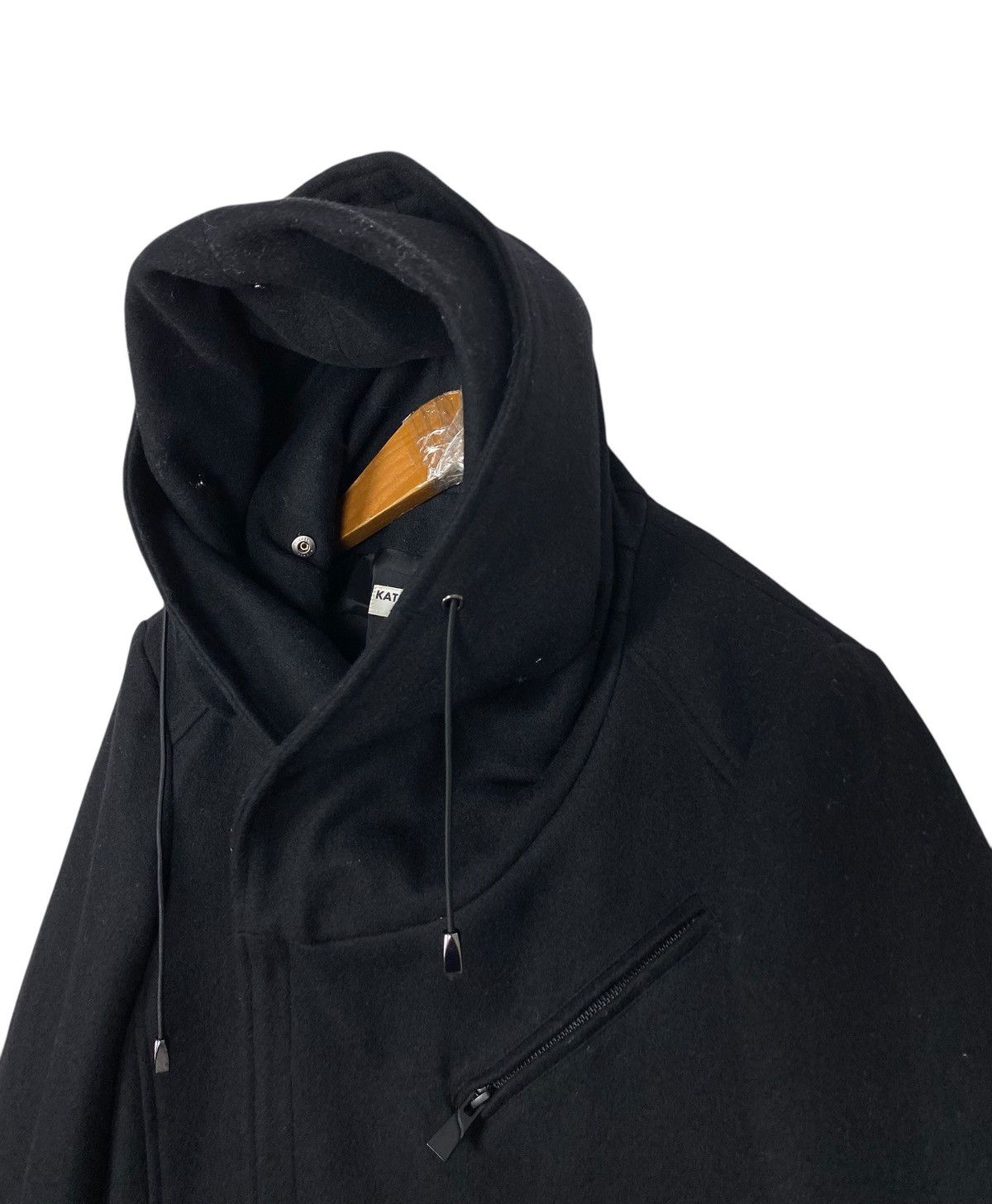 Katharine Hamnett London Katharine Hamnett London Wool Blouson Asymmetrical Hoodie Size M / US 6-8 / IT 42-44 - 7 Thumbnail