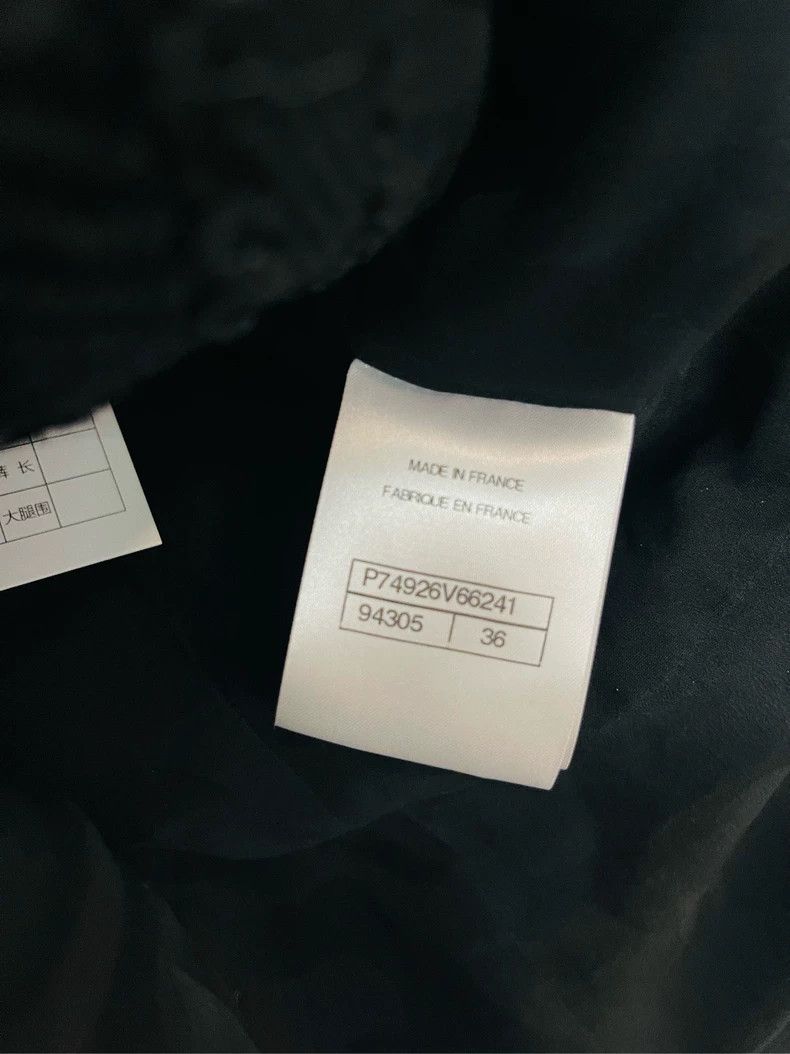 Chanel Chanel 23A black diamond buckle tweed waist jacket 2504-Nex Size XS / US 0-2 / IT 36-38 - 4 Thumbnail