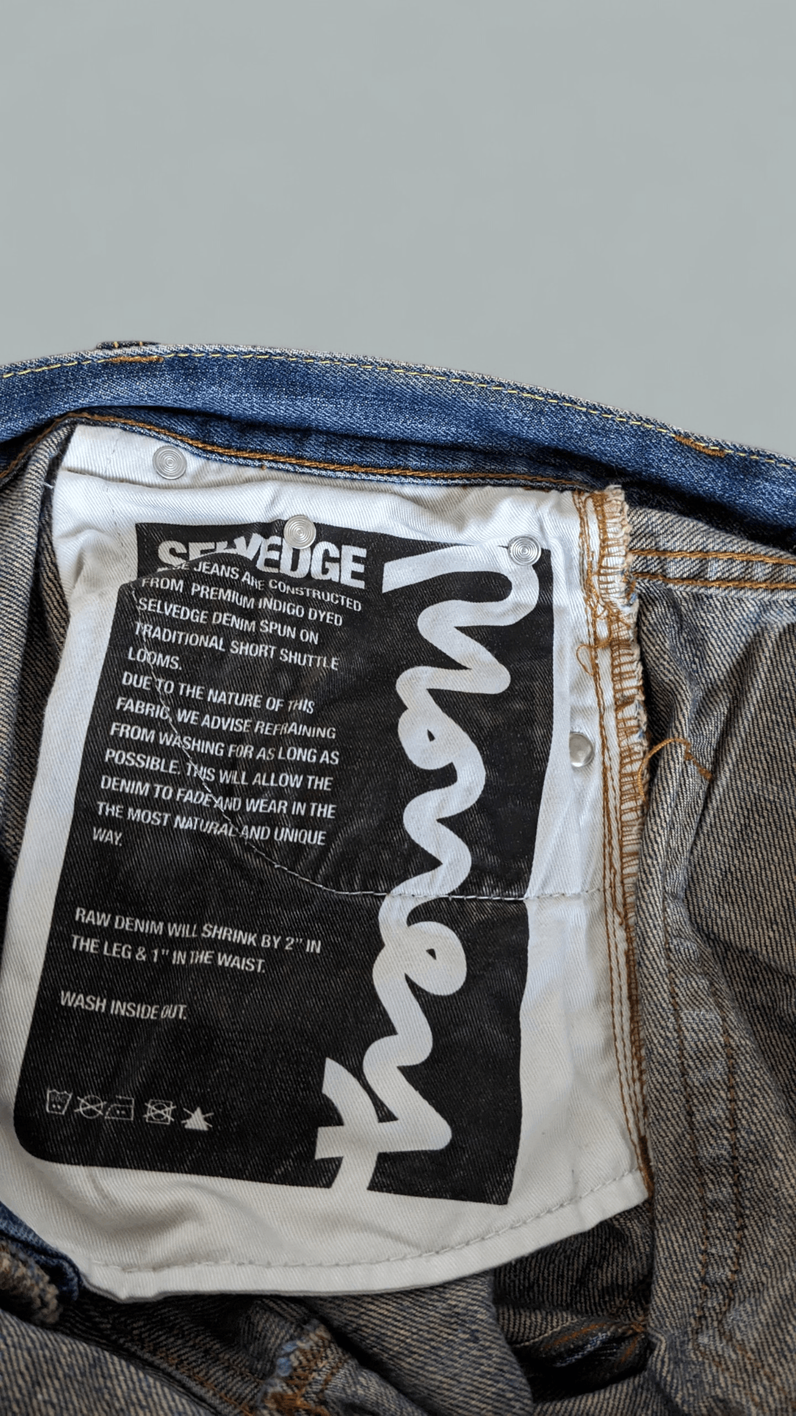 Other RARE Money Clothing Selvedge Denim Jeans 500 Rupiah Sz 30 Size US 30 / EU 46 - 13 Thumbnail
