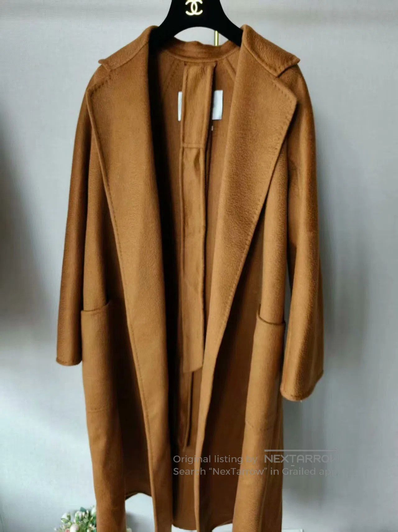 Max Mara MaxMara Labbro Classic Robe Cashmere Coat. Size M / US 6-8 / IT 42-44 - 2 Thumbnail