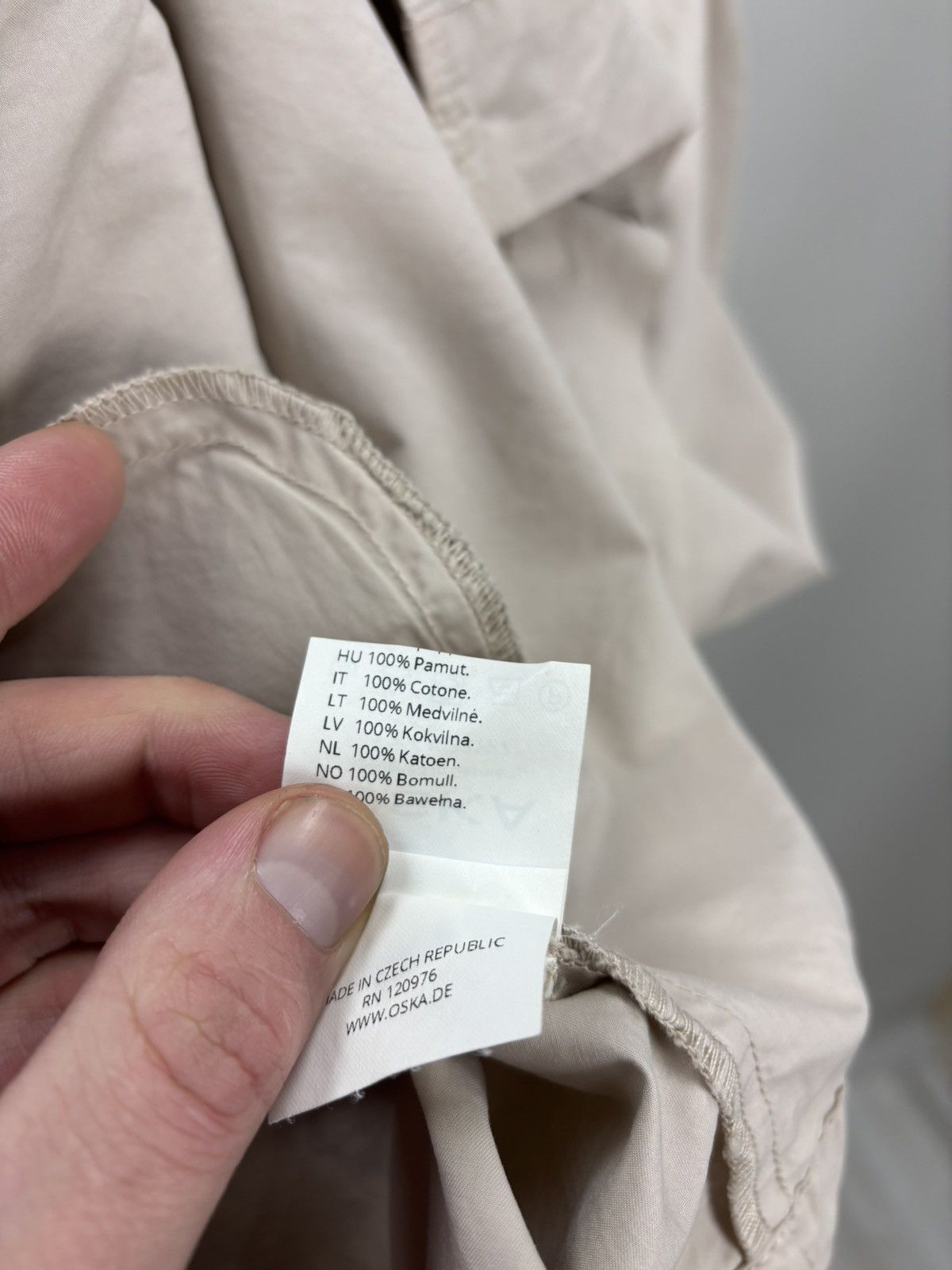 OSKA Womens jacket OSKA Size 4 Color Beige Size L / US 10 / IT 46 - 13 Thumbnail
